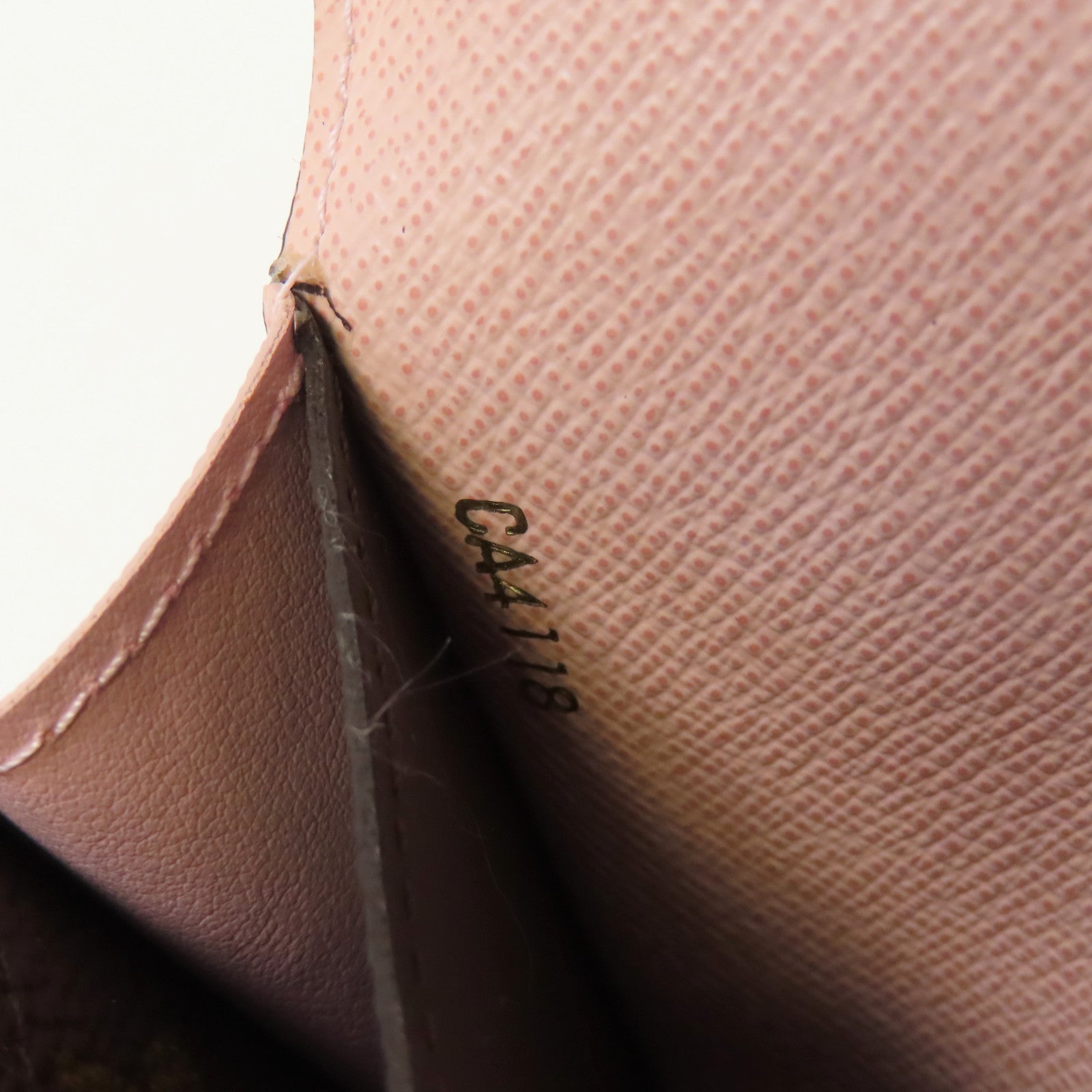 LOUIS VUITTON Monogram Emilie金扣長錢包啡色