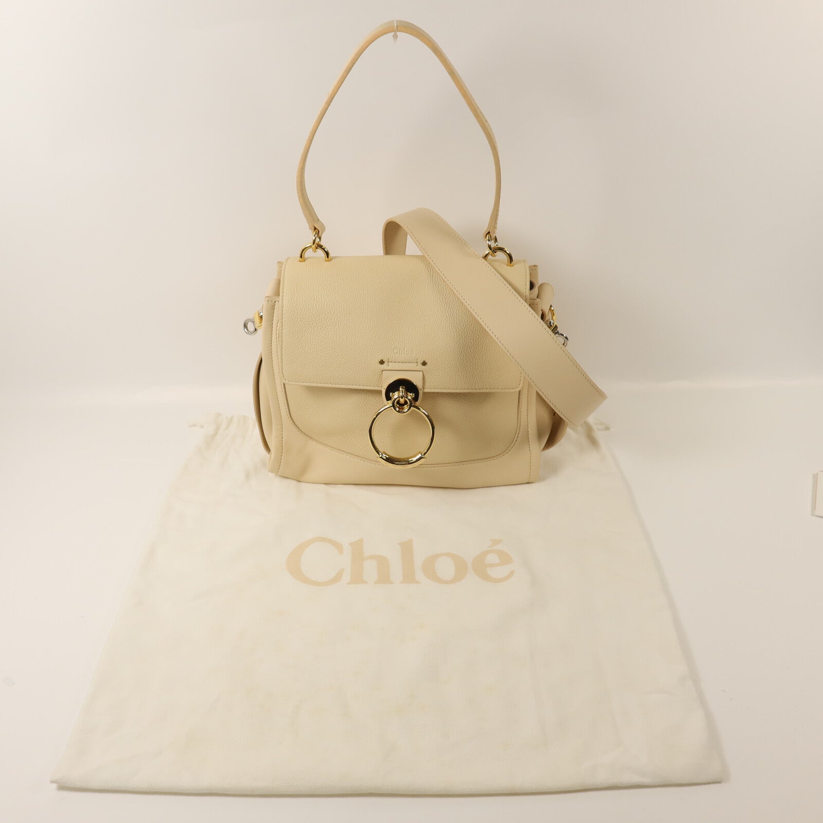 Chloe 牛皮皮革Faye Bag手挽肩背兩用袋