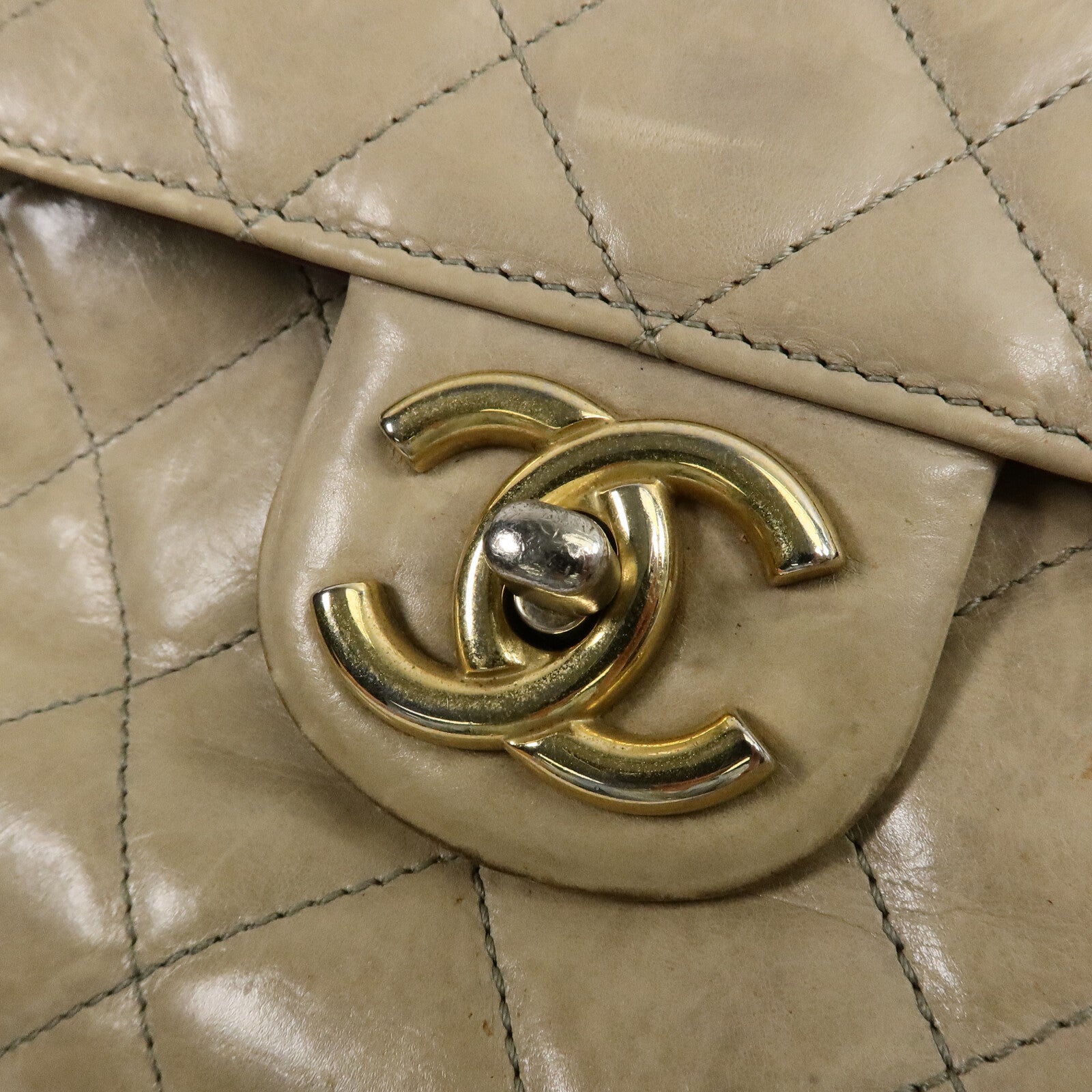 CHANEL 牛皮皮革Shoulder Bag鏈帶肩背袋