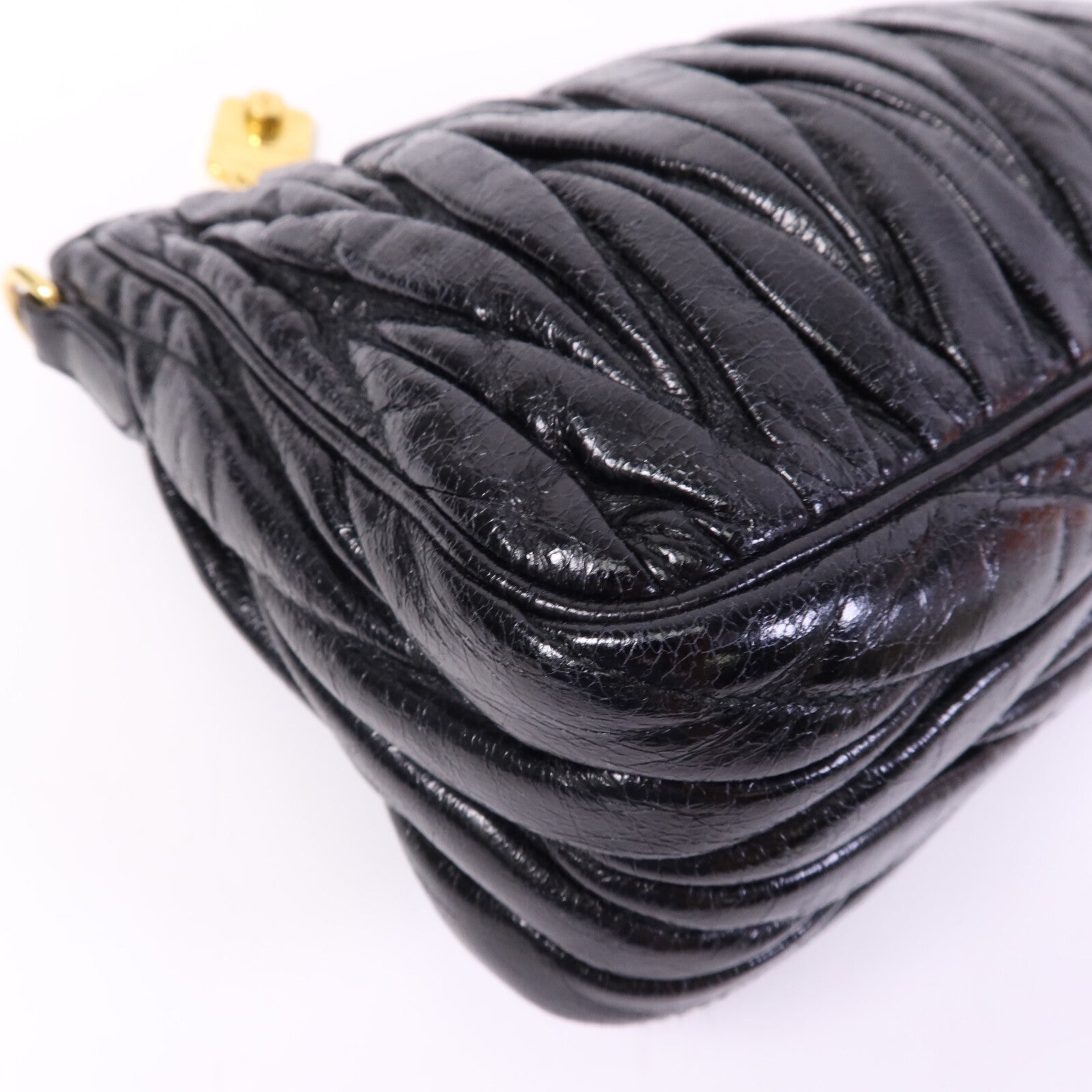 Miu Miu 羊皮皮革Shoulder Bag金扣肩背袋