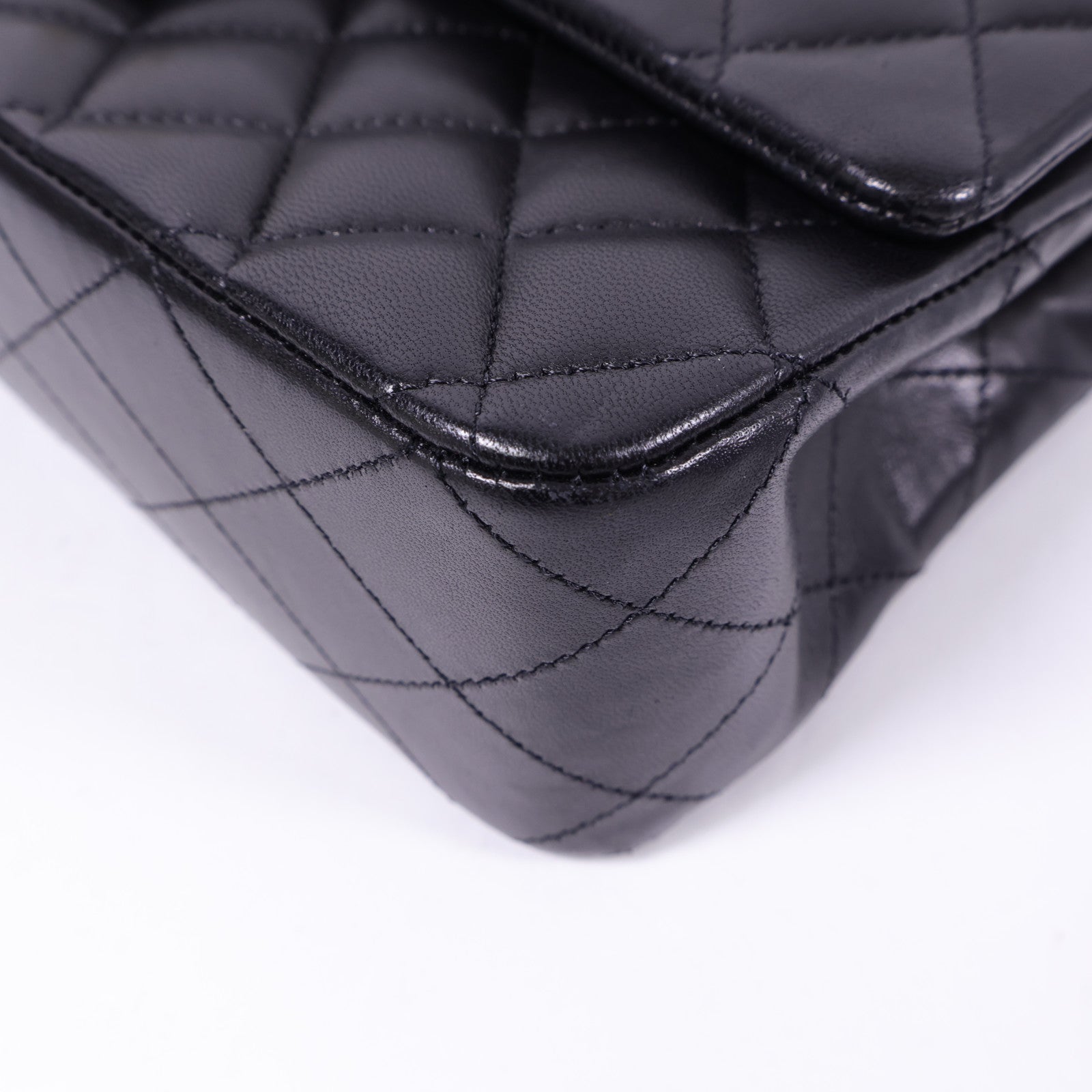 CHANEL 羊皮皮革Classic 25金扣手挽肩背兩用袋