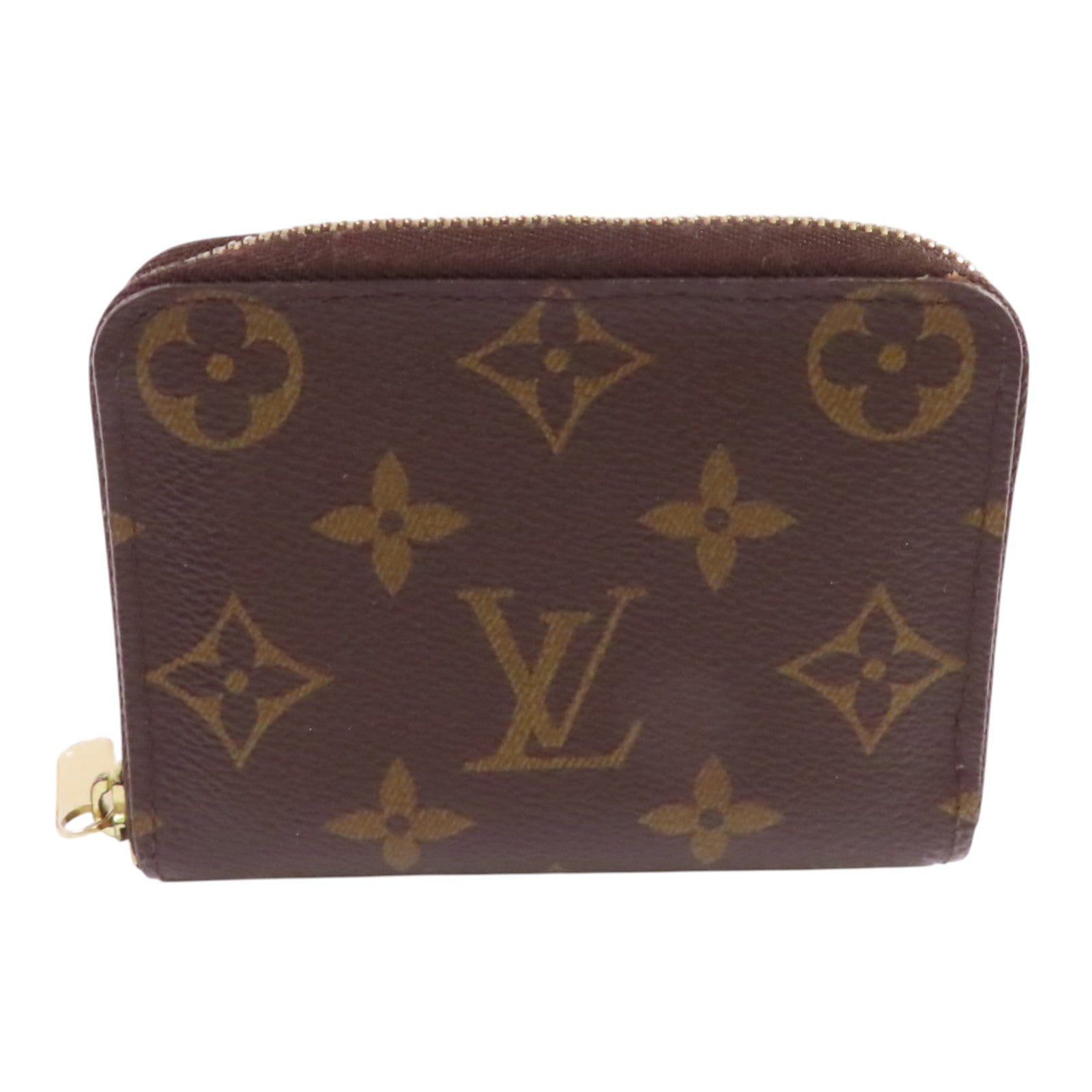 LOUIS VUITTON LV GHW Round Card Case Coin Case Card Holder M60067 Monogram