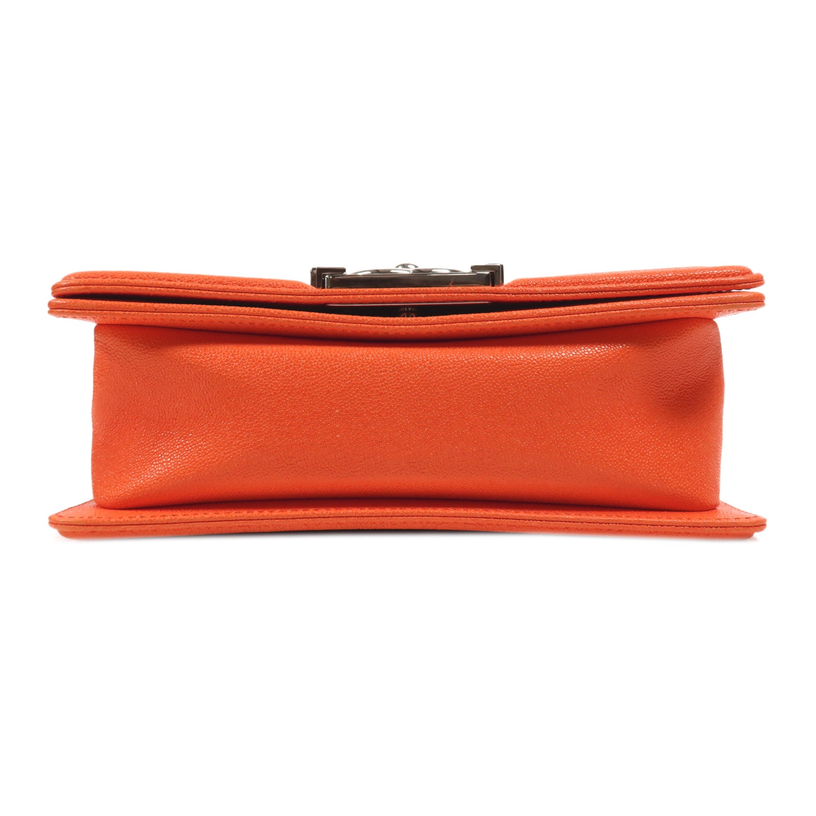 CHANEL 牛皮皮革Boy 20銀扣肩背袋