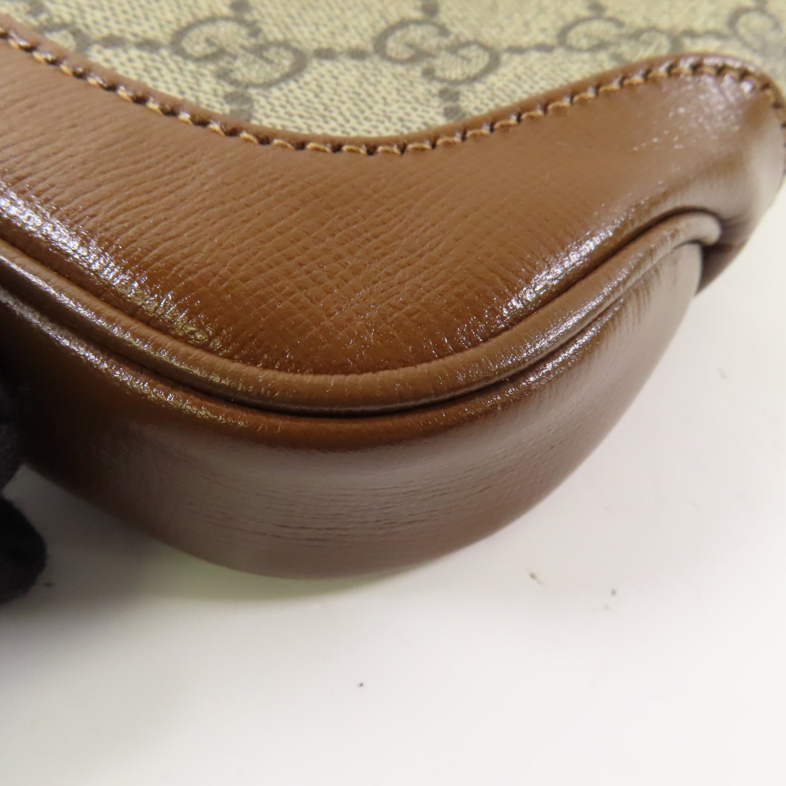 GUCCI 塗層帆布Jackie 1961 Mini金扣肩背袋