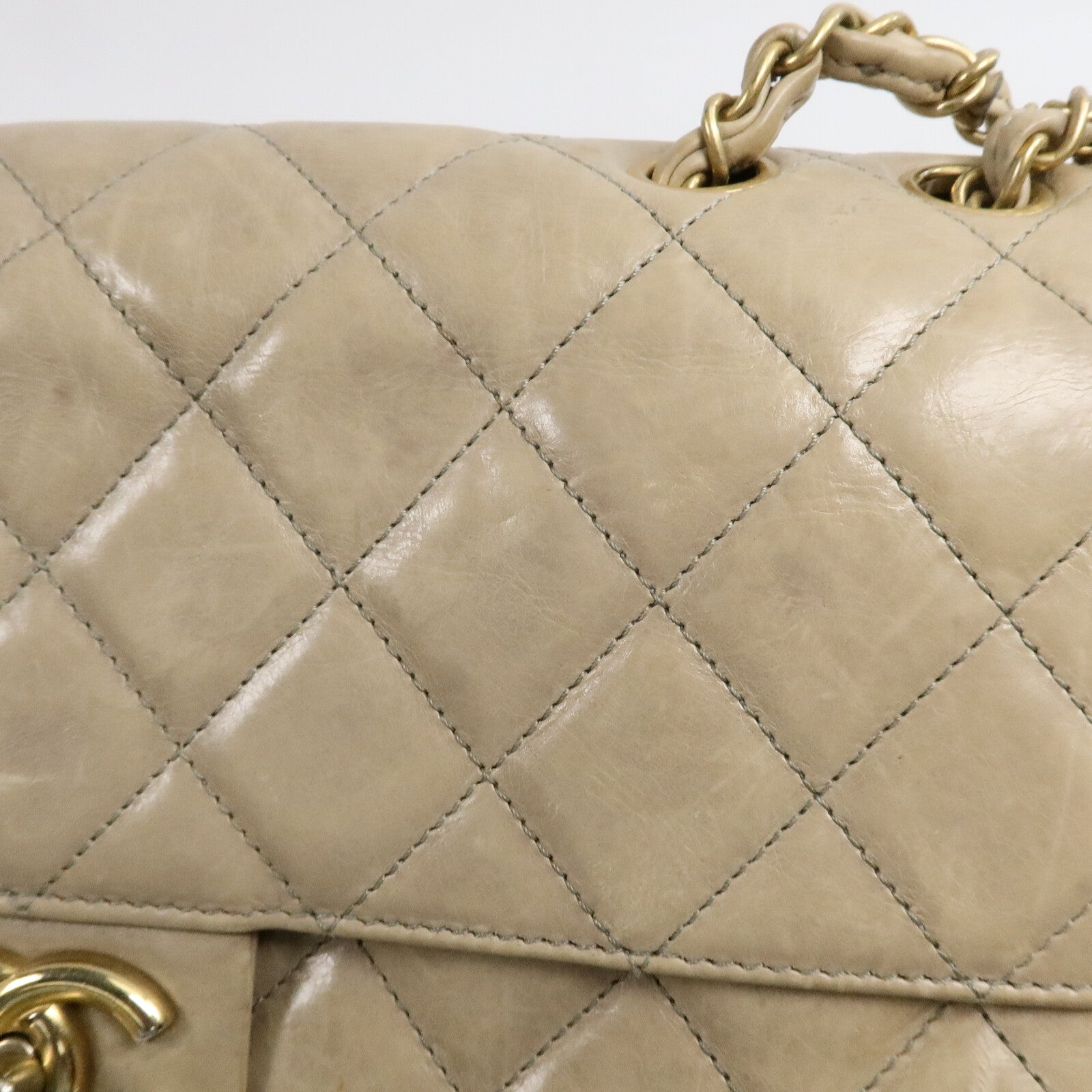 CHANEL 牛皮皮革Shoulder Bag鏈帶肩背袋