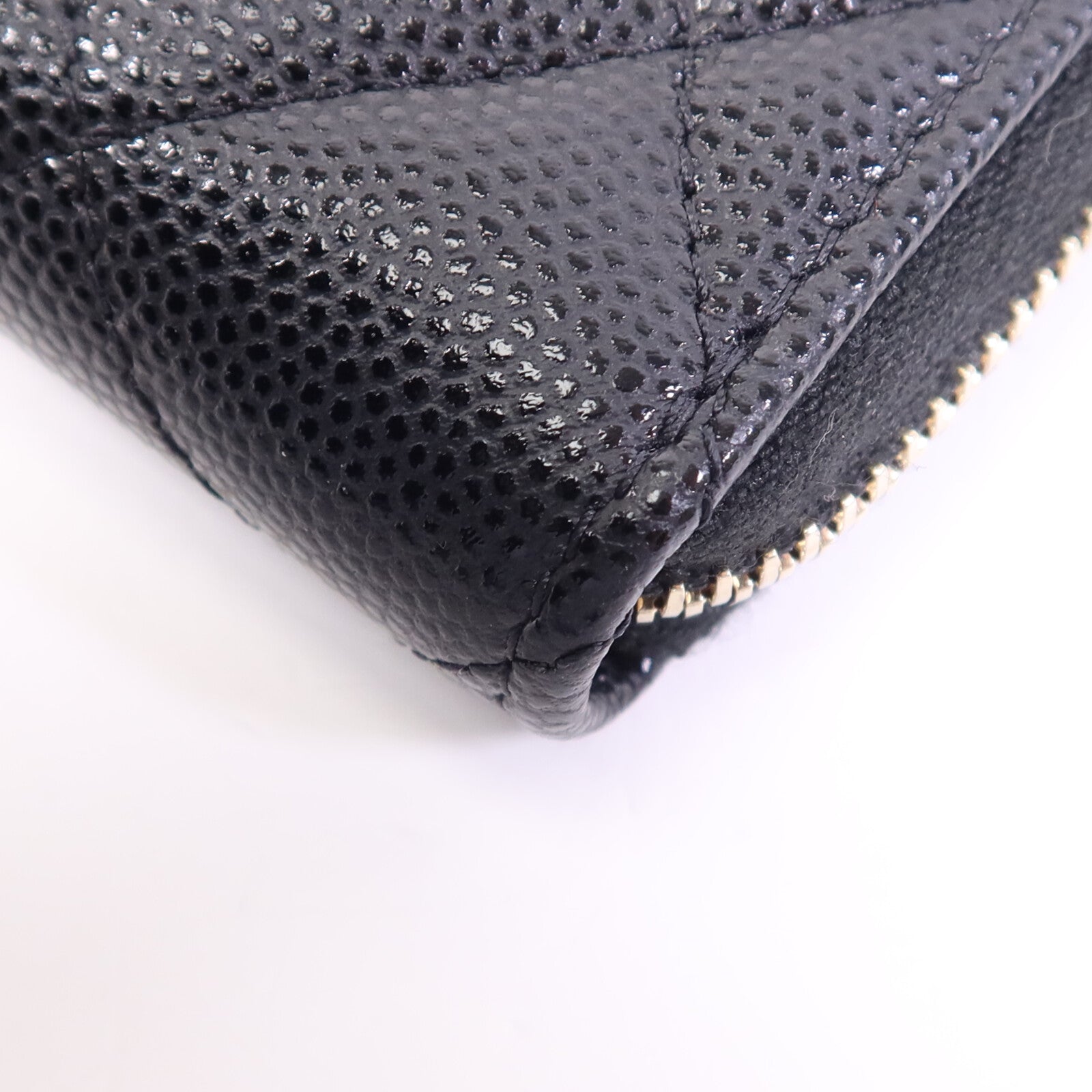 CHANEL 牛皮皮革Card Case金扣卡片套