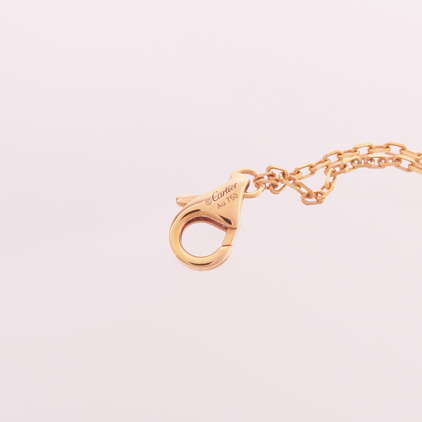 CARTIER 18K玫瑰金Love Pendant 2 Diamonds鑽石項鍊