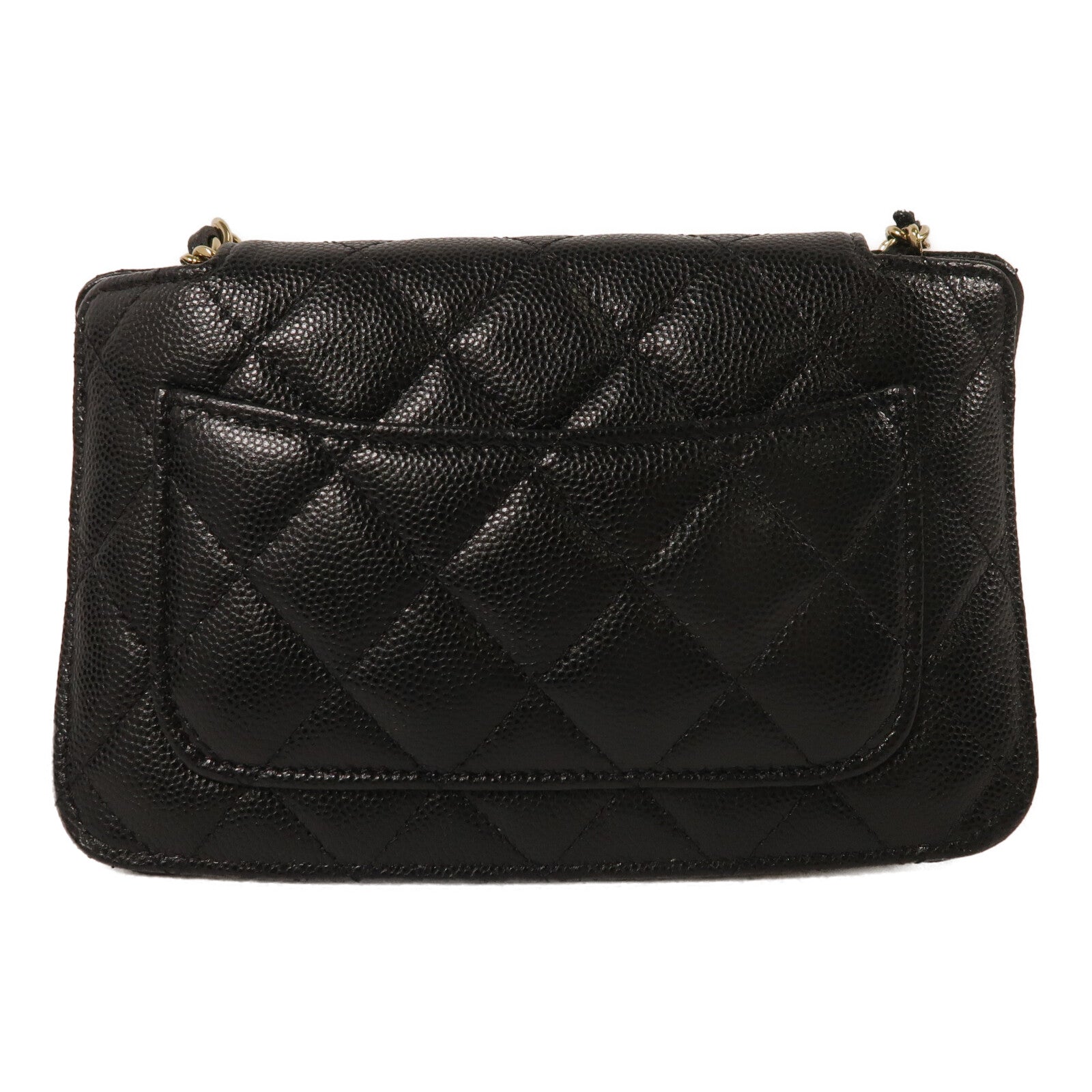 CHANEL 牛皮皮革Chain Shoulder鏈帶肩背袋