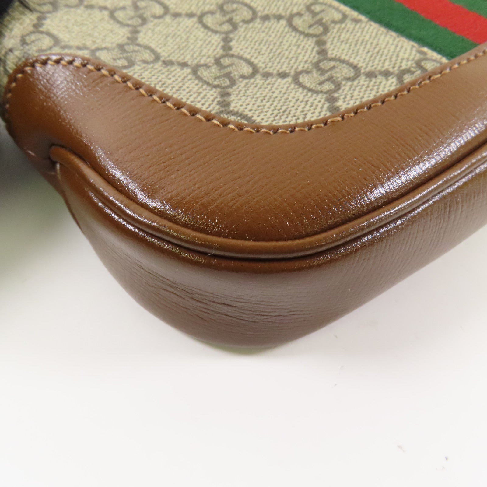 GUCCI 塗層帆布Jackie 1961 Mini金扣肩背袋
