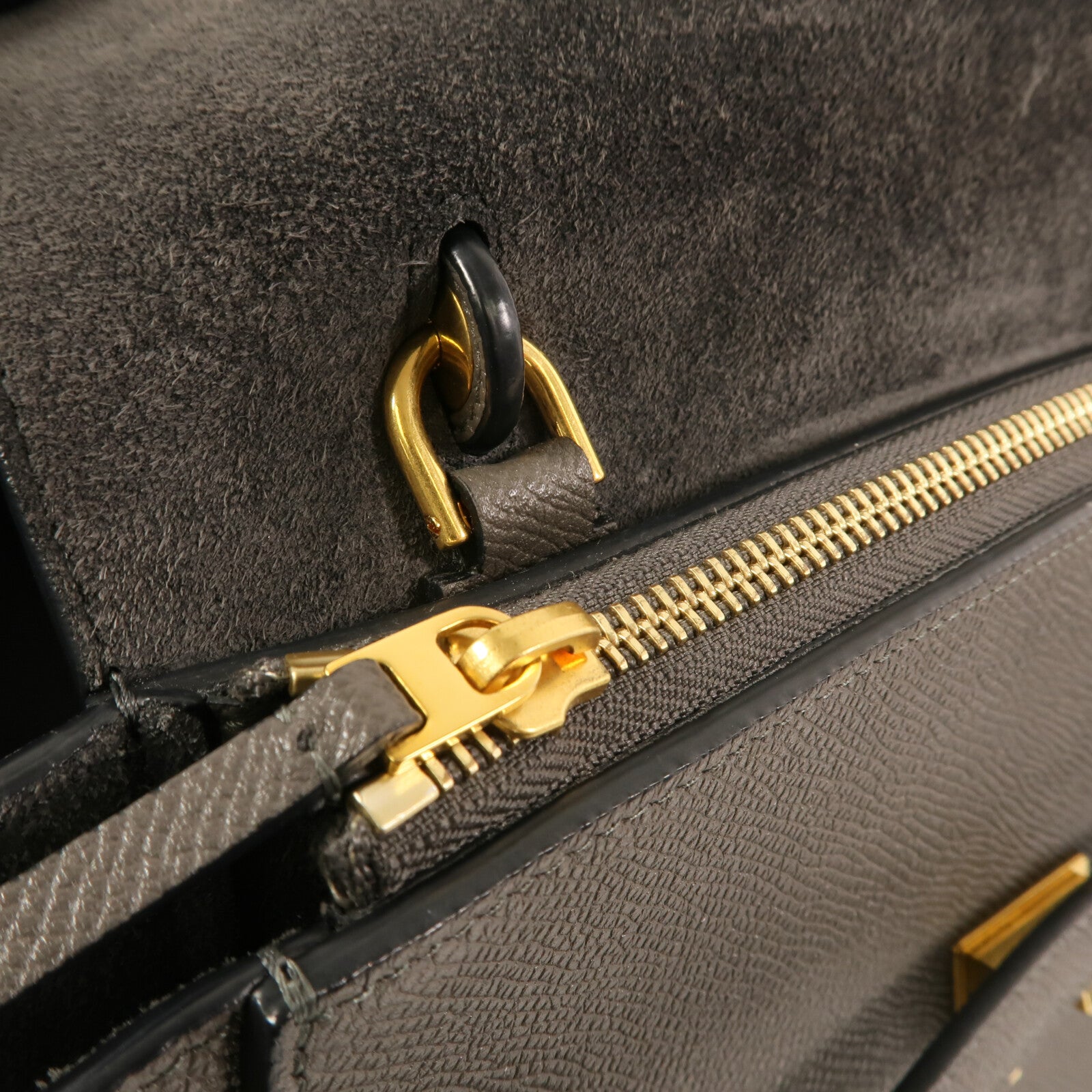CELINE 牛皮皮革Belt Bag金扣手挽肩背兩用袋