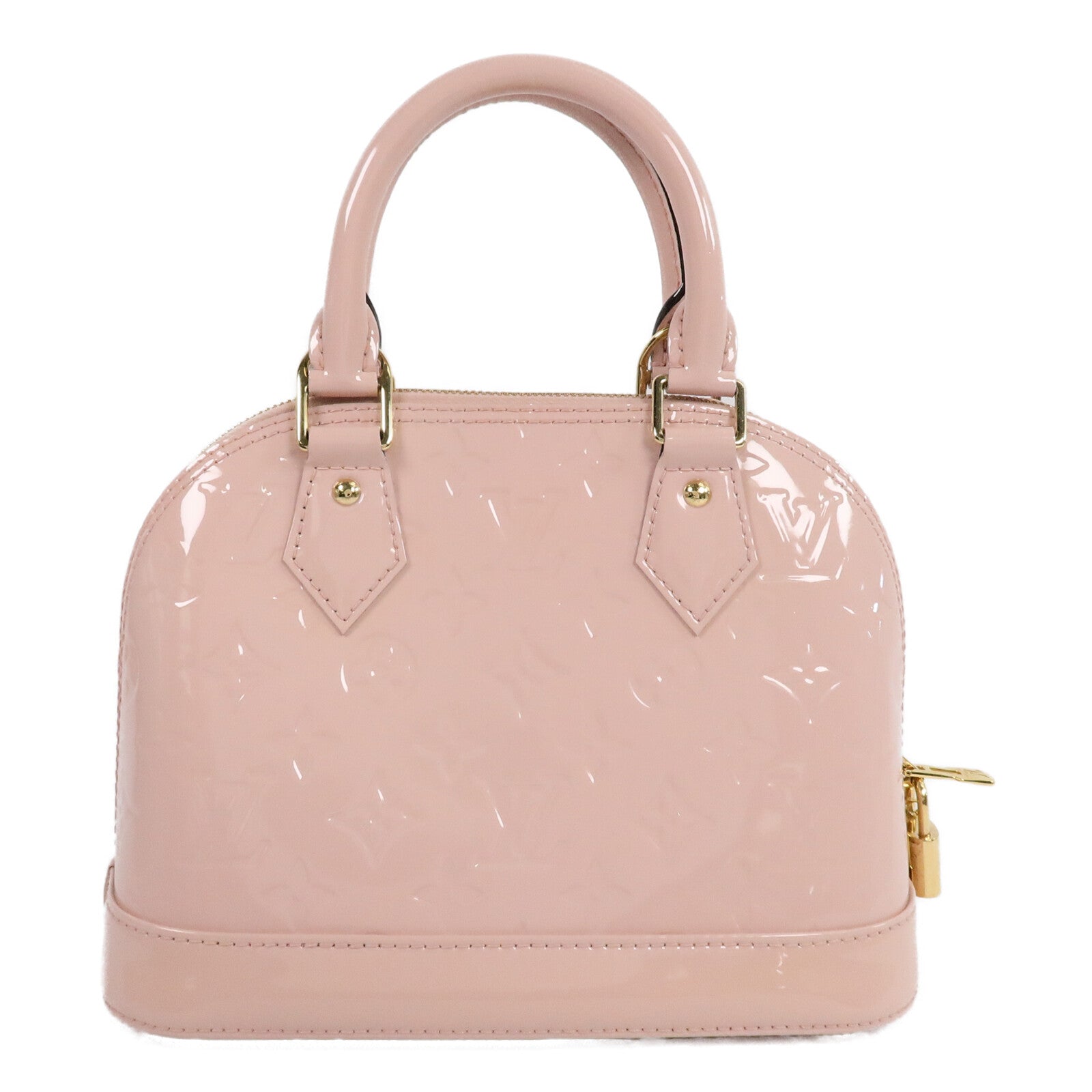 LOUIS VUITTON Monogram Vernis Alma BB手挽肩背兩用袋