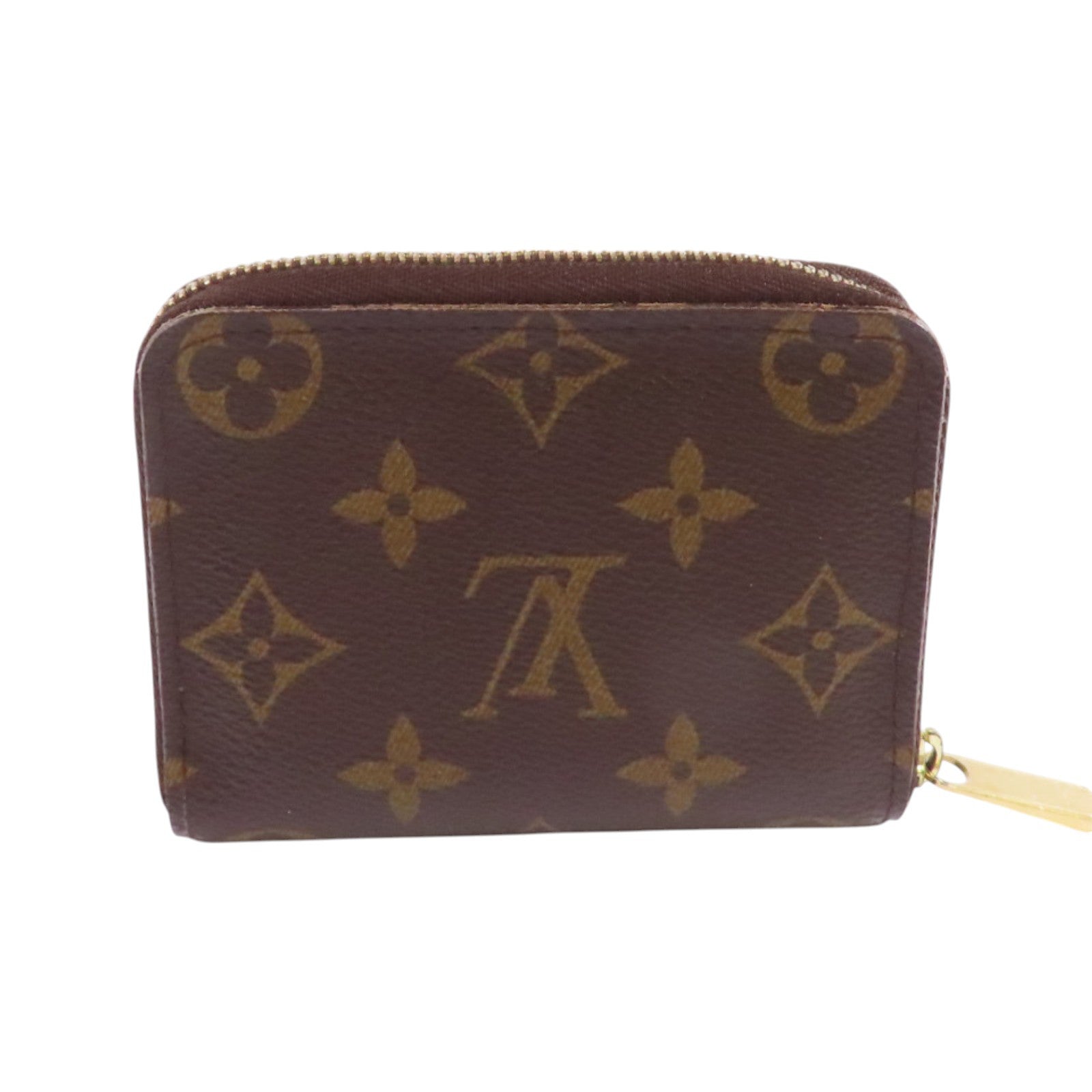 LOUIS VUITTON LV GHW Round Card Case Coin Case Card Holder M60067 Monogram