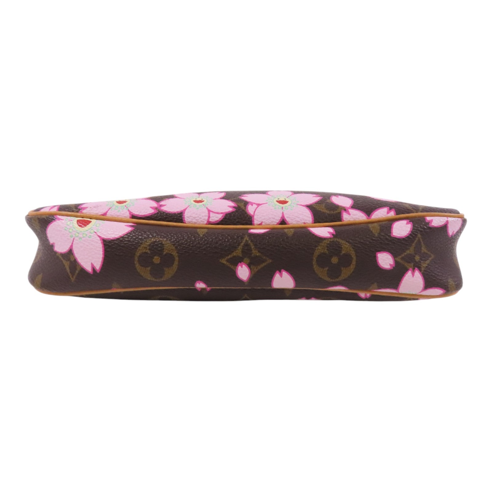 LOUIS VUITTON Monogram Cherry Blossom Pochette金扣肩背袋