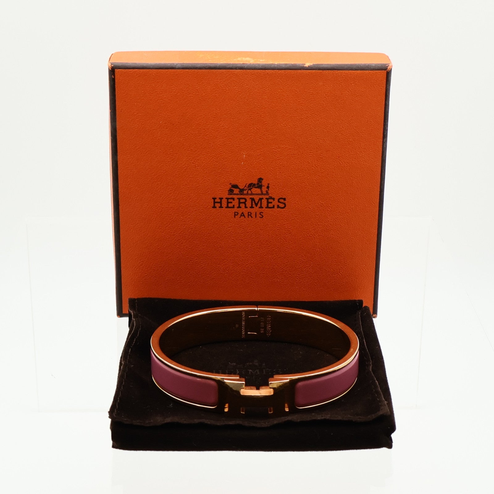 HERMES 金屬/琺瑯Clic H手鐲