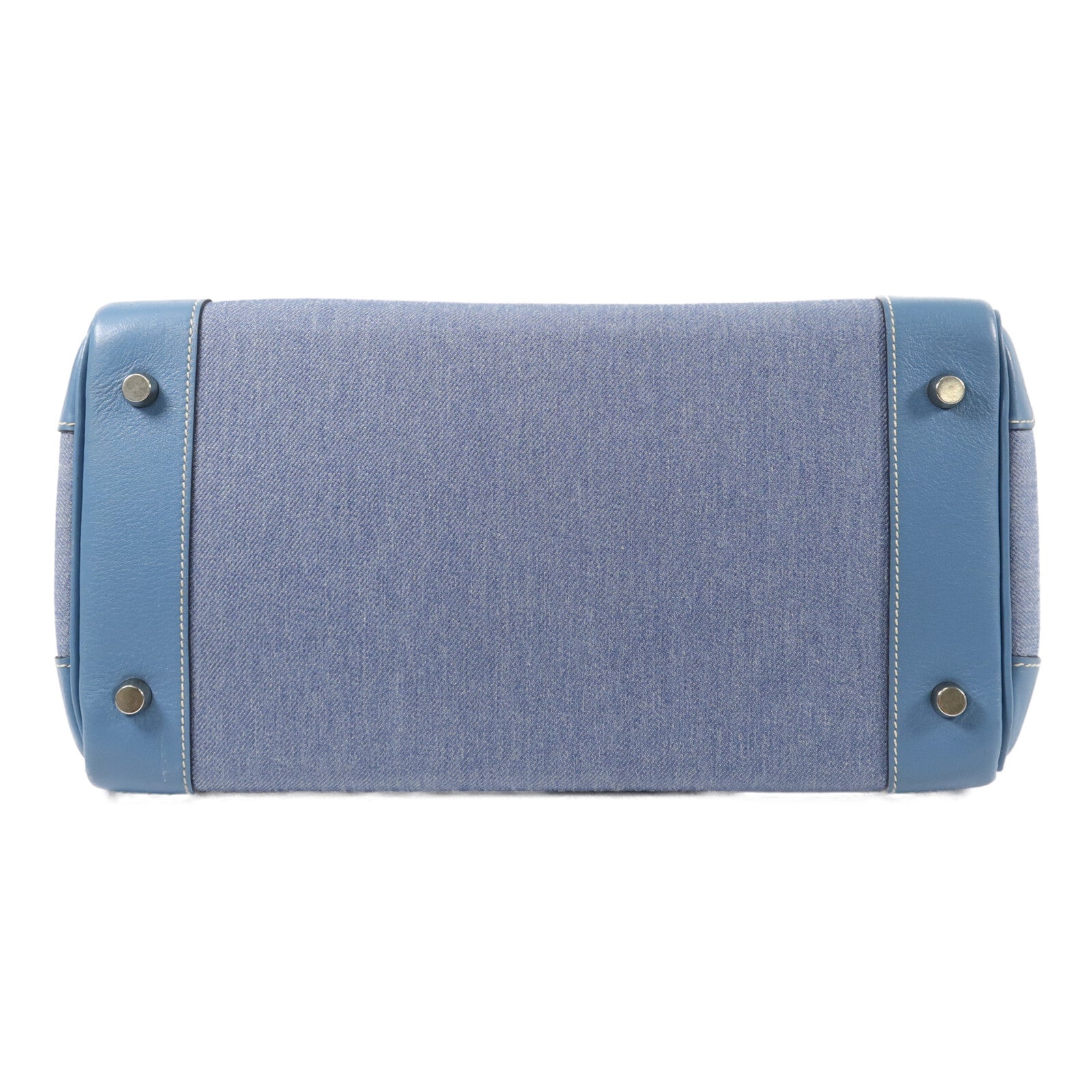 HERMES Denmin Tolie Birkin HAC 32手挽袋Bleu Jean