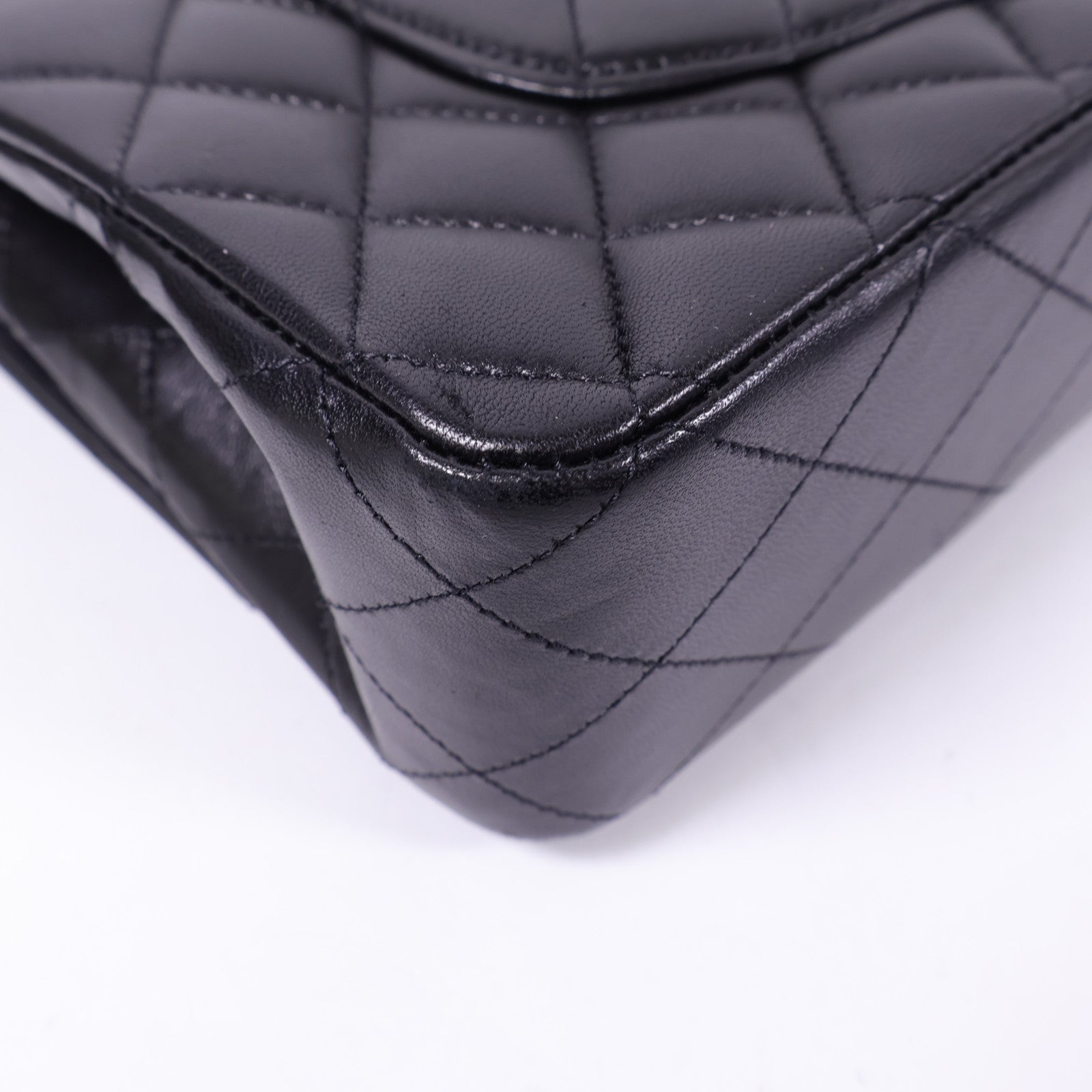 CHANEL 羊皮皮革Classic 25金扣手挽肩背兩用袋