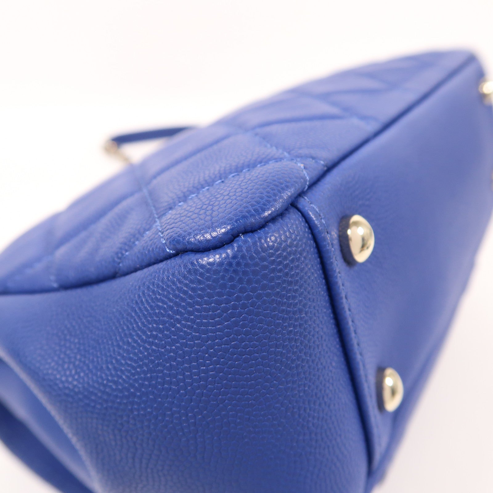 CHANEL 牛皮皮革Business Affinity金扣鏈帶手挽肩背兩用袋