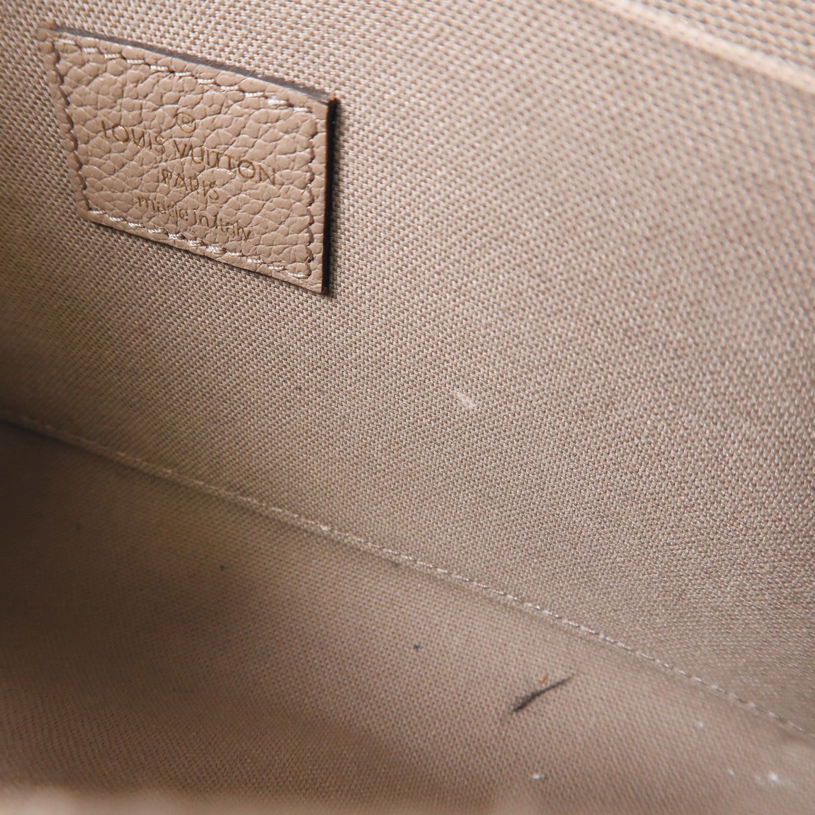 LOUIS VUITTON Monogram Empreinte Felicie Pochette金扣鏈帶肩背袋