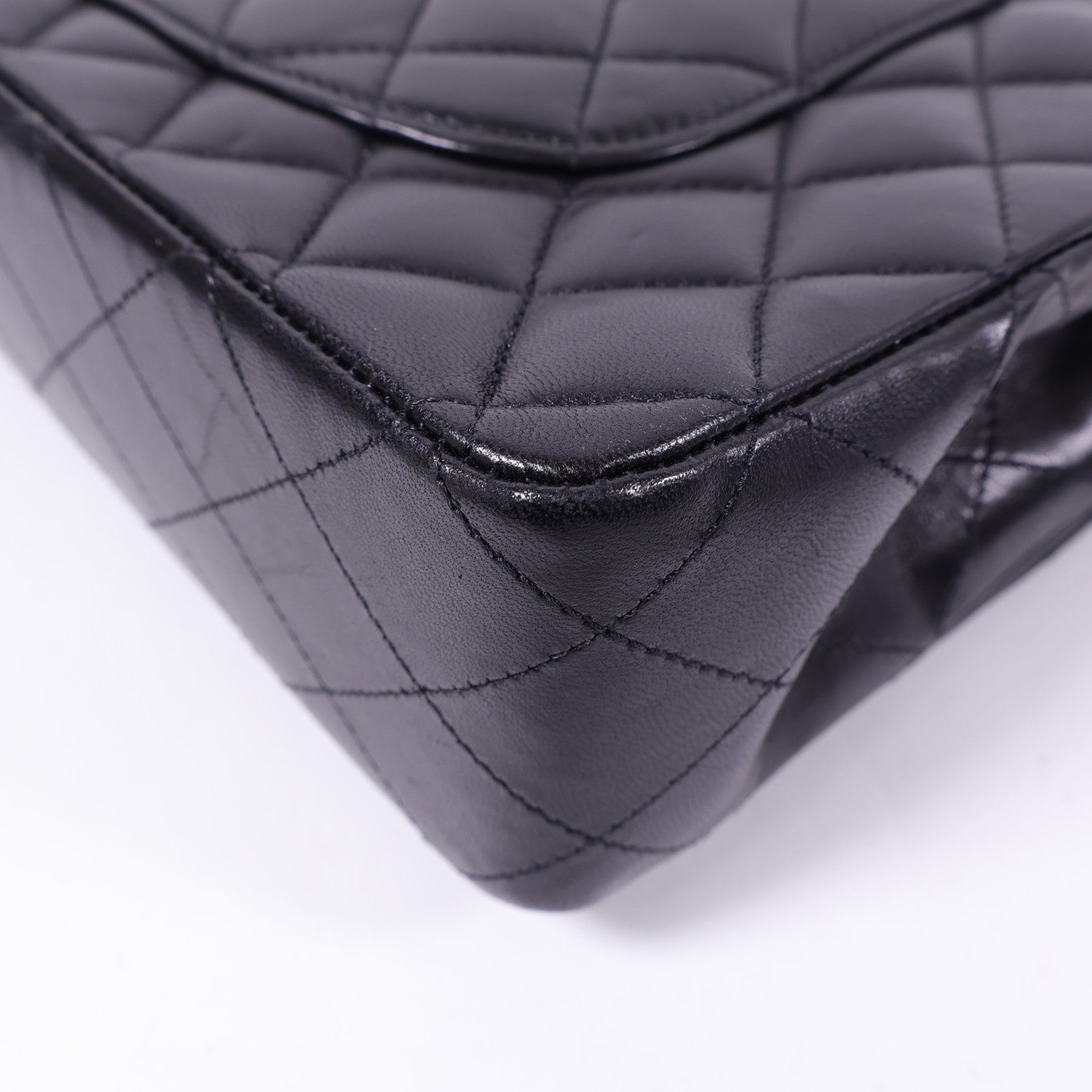 CHANEL 羊皮皮革Classic 25金扣手挽肩背兩用袋