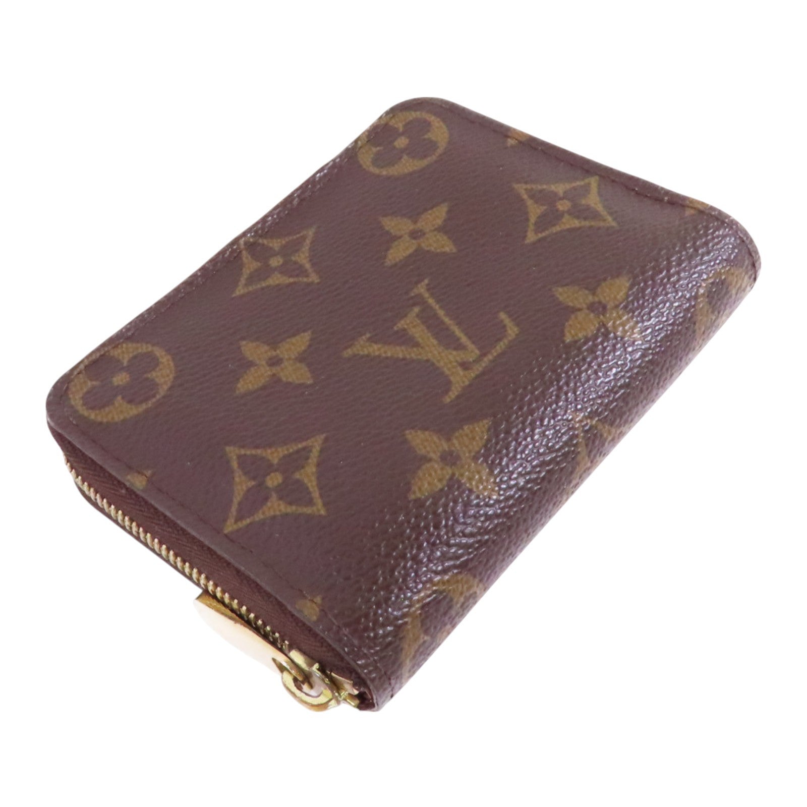 LOUIS VUITTON LV GHW Round Card Case Coin Case Card Holder M60067 Monogram