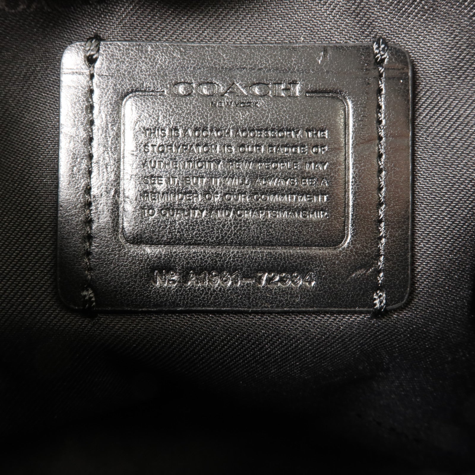 COACH 牛皮皮革Pouch小袋
