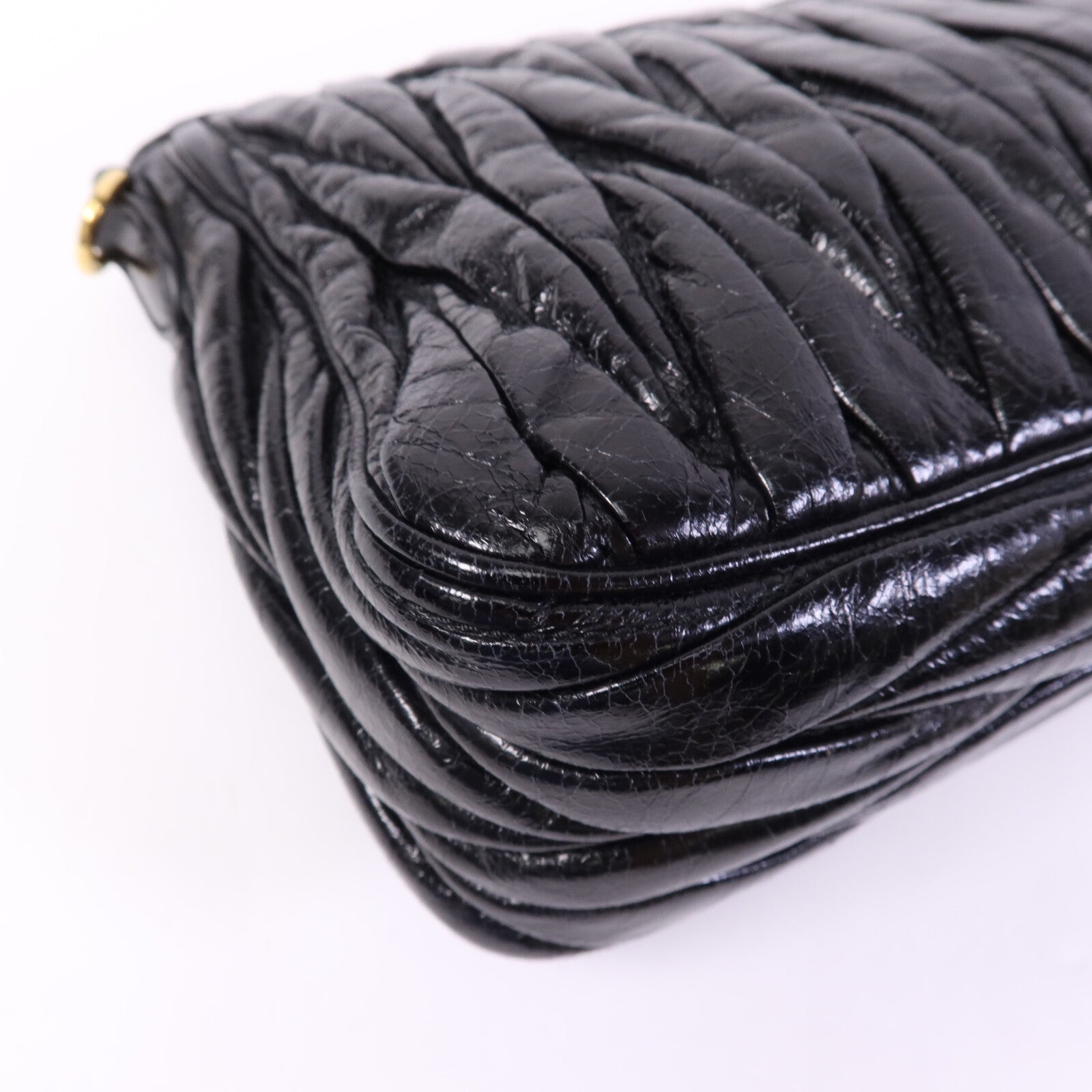 Miu Miu 羊皮皮革Shoulder Bag金扣肩背袋