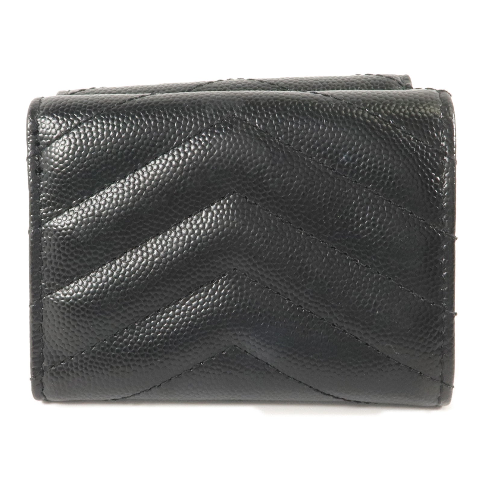 SAINT LAURENT 牛皮皮革Trifold Wallet錢包
