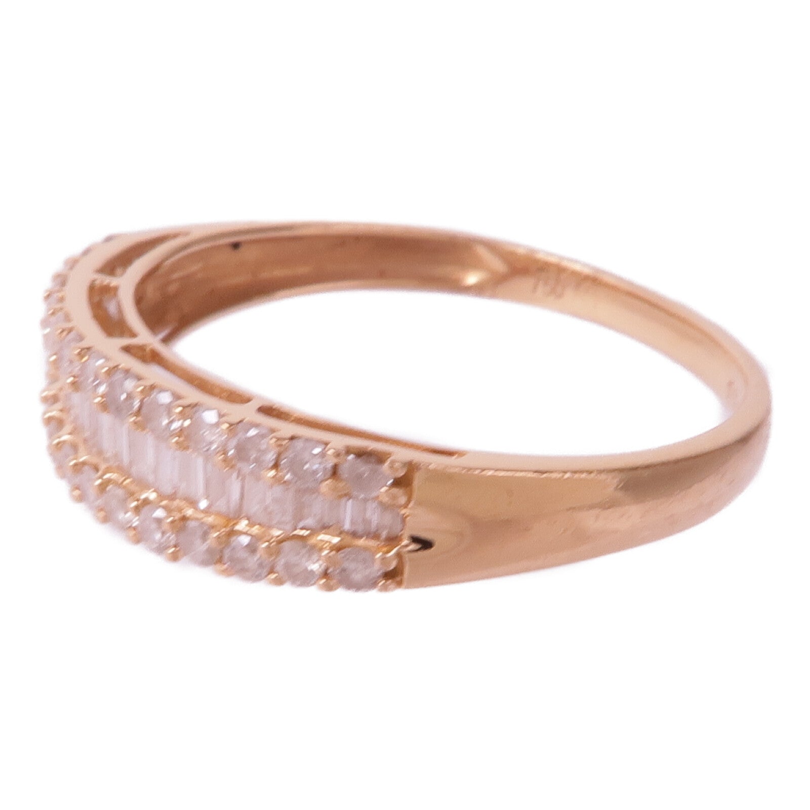 JEWELRY 18K玫瑰金Diamond Ring鑽石戒指US#8