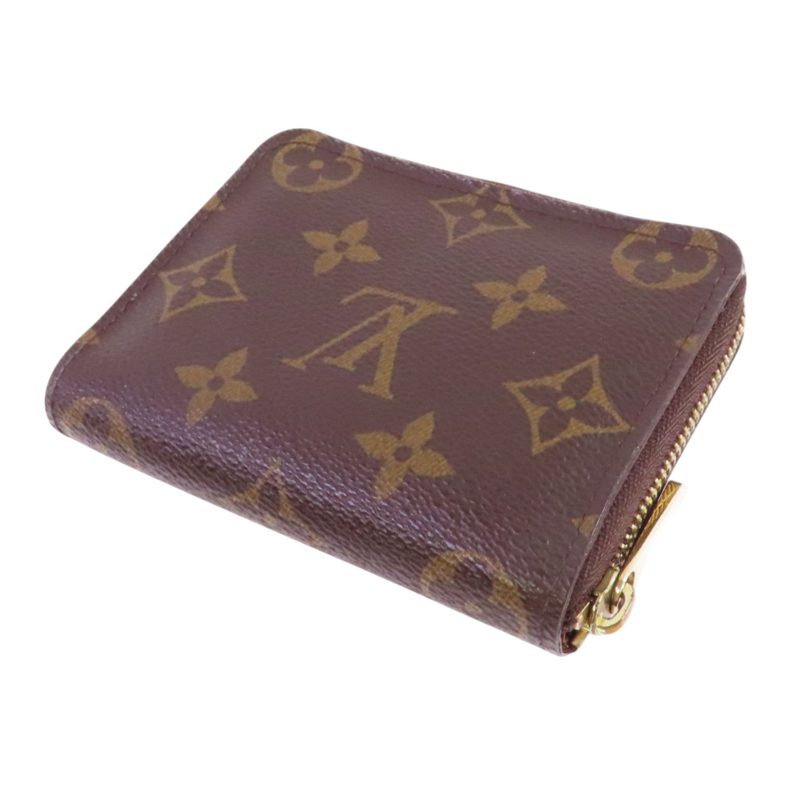 LOUIS VUITTON LV GHW Round Card Case Coin Case Card Holder M60067 Monogram
