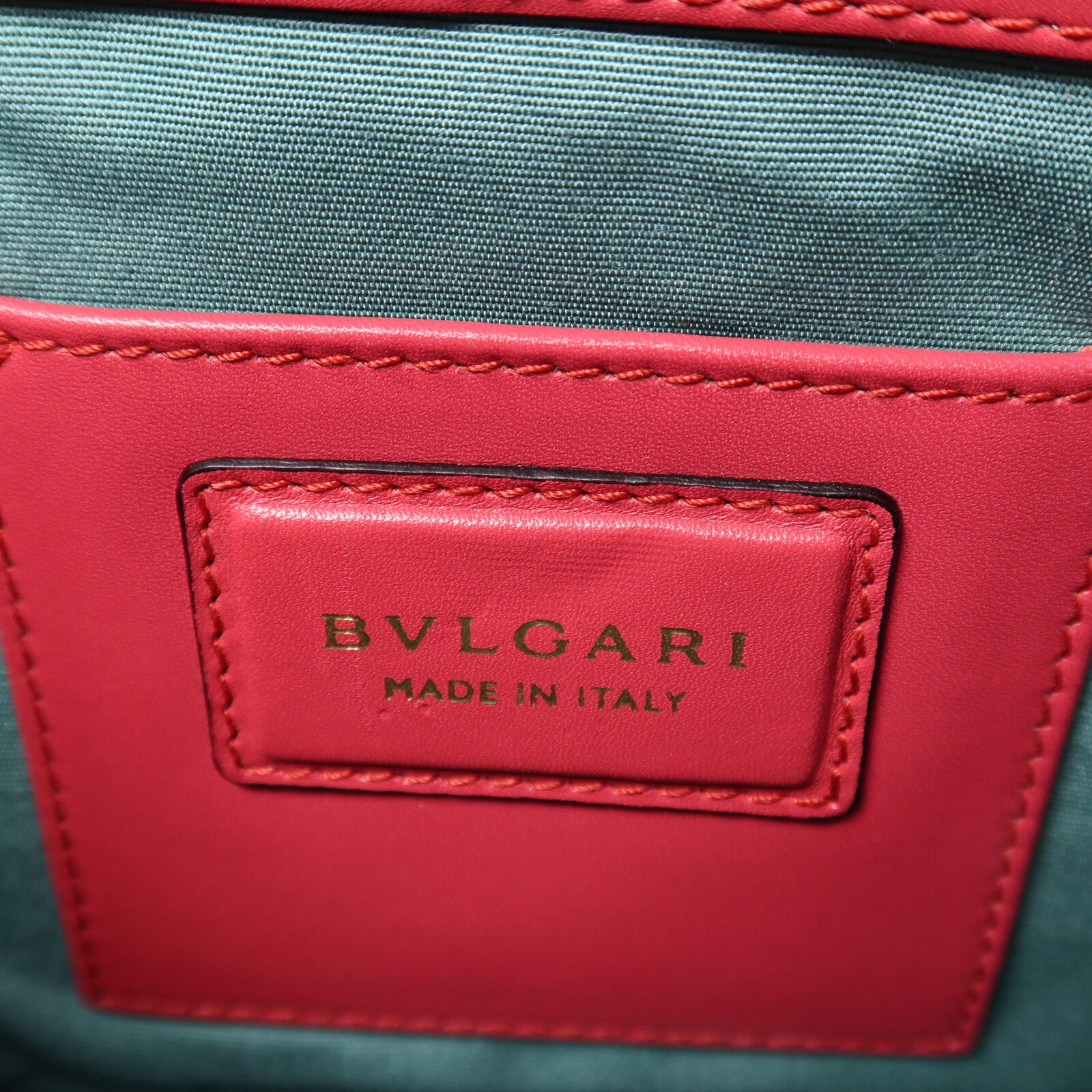 BVLGARI 牛皮皮革Shoulder Bag鏈帶肩背袋