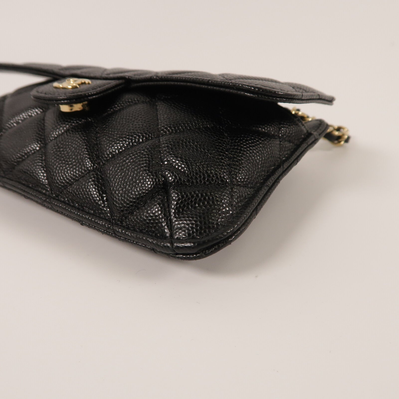 CHANEL 牛皮皮革Chain Shoulder鏈帶肩背袋