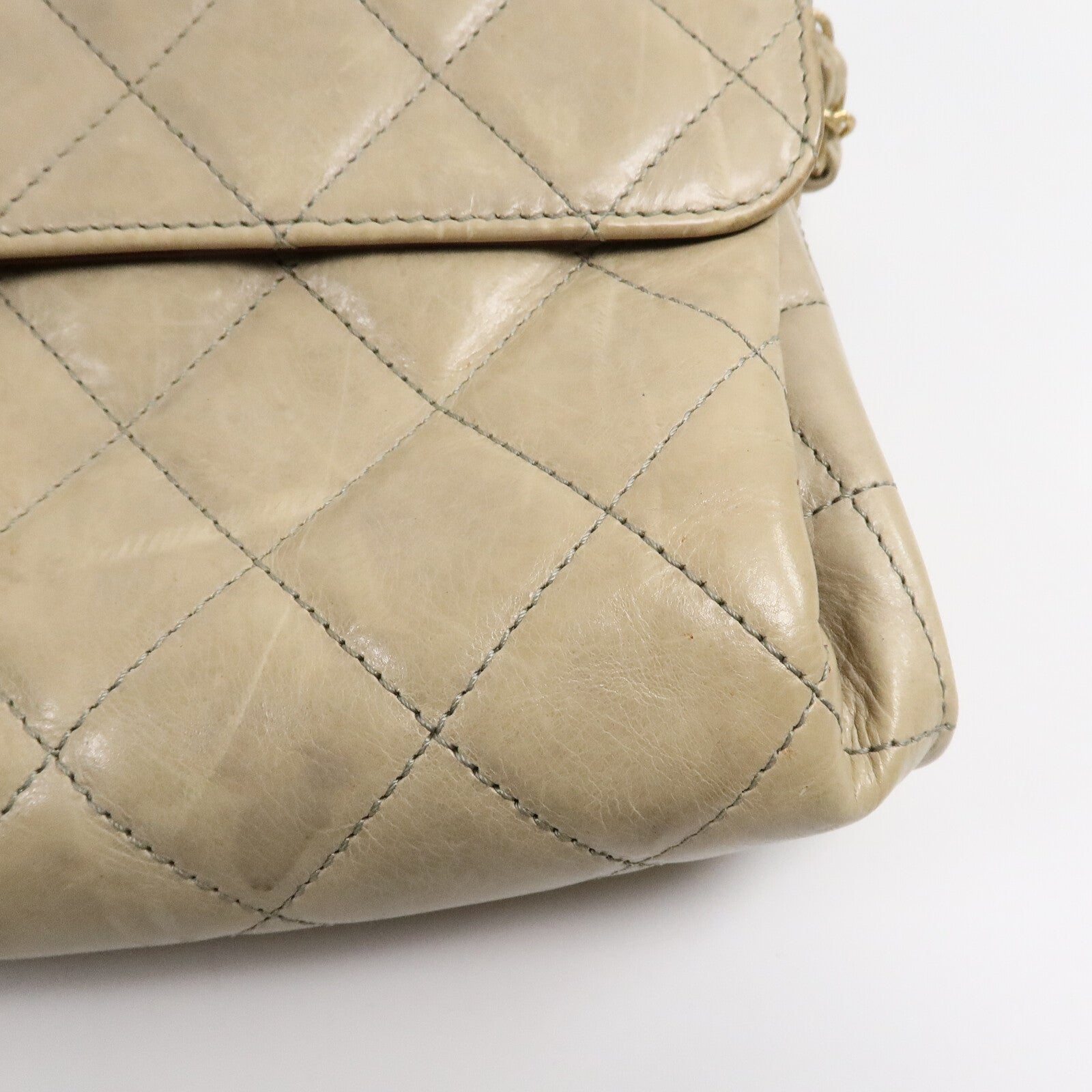 CHANEL 牛皮皮革Shoulder Bag鏈帶肩背袋
