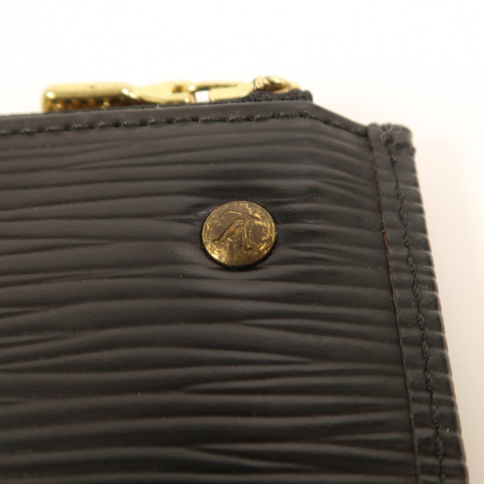 LOUIS VUITTON Epi Coin Case Purse金扣零錢包