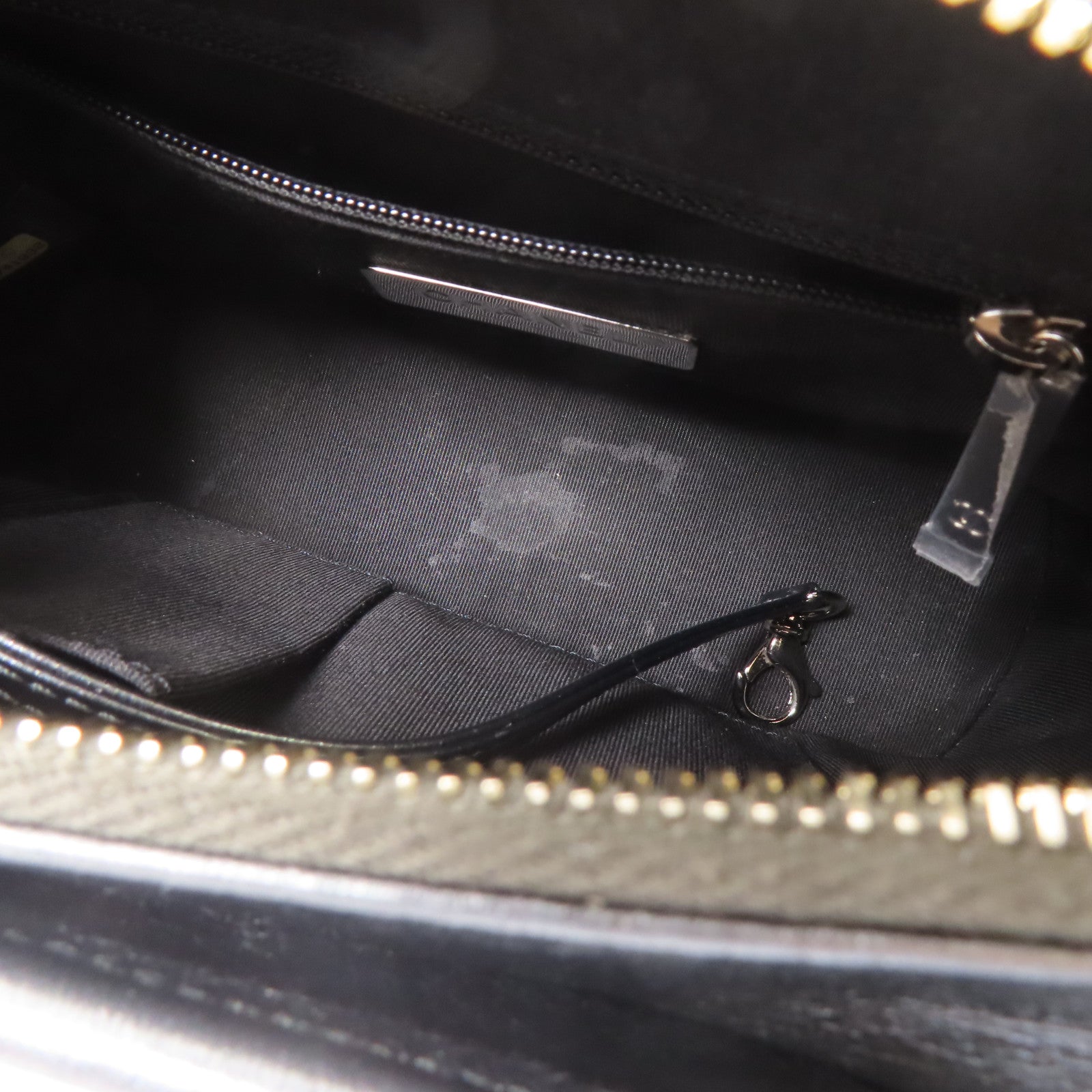 CHANEL【激減優惠】 牛皮皮革Gabrielle Bag鏈帶肩背袋灰色