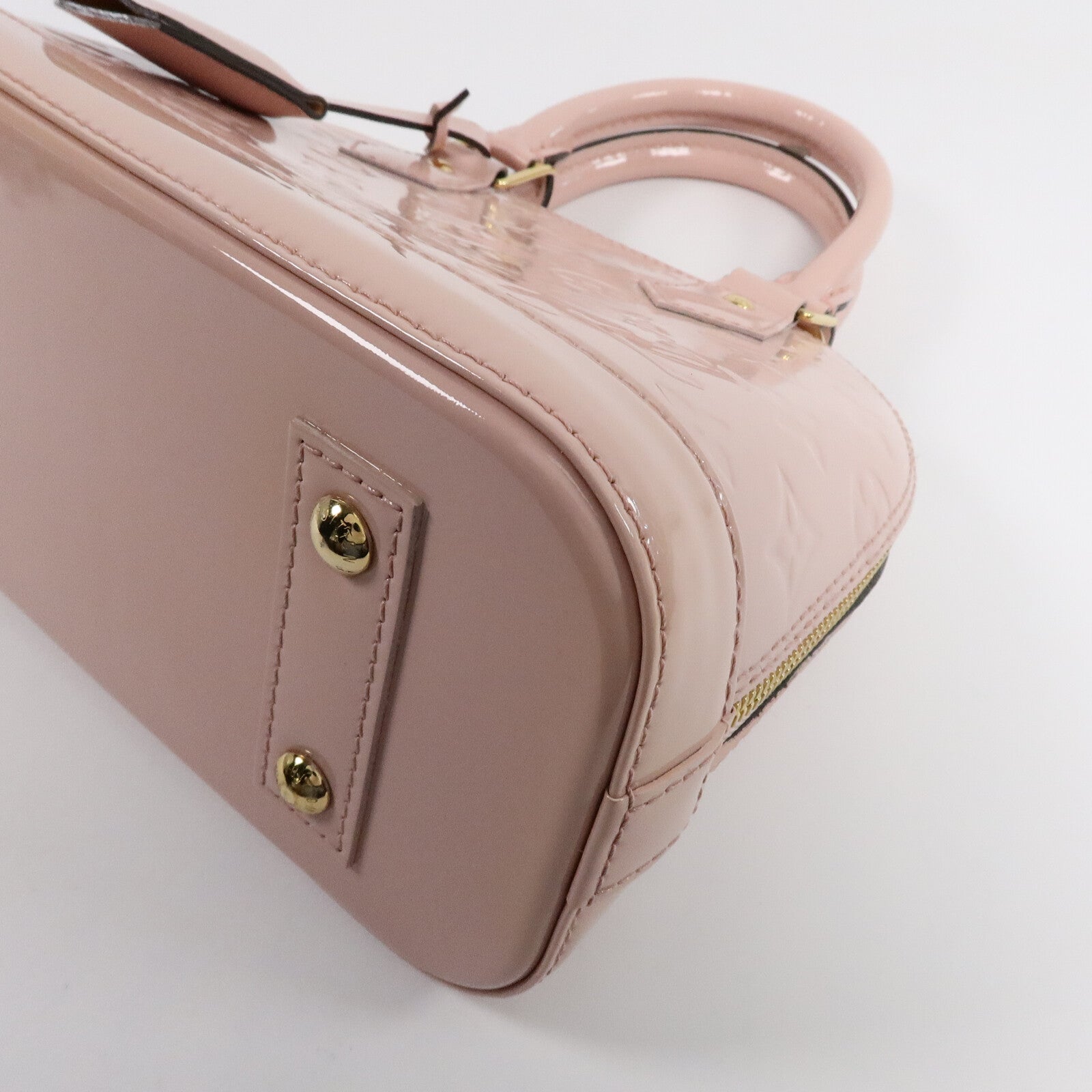 LOUIS VUITTON Monogram Vernis Alma BB手挽肩背兩用袋