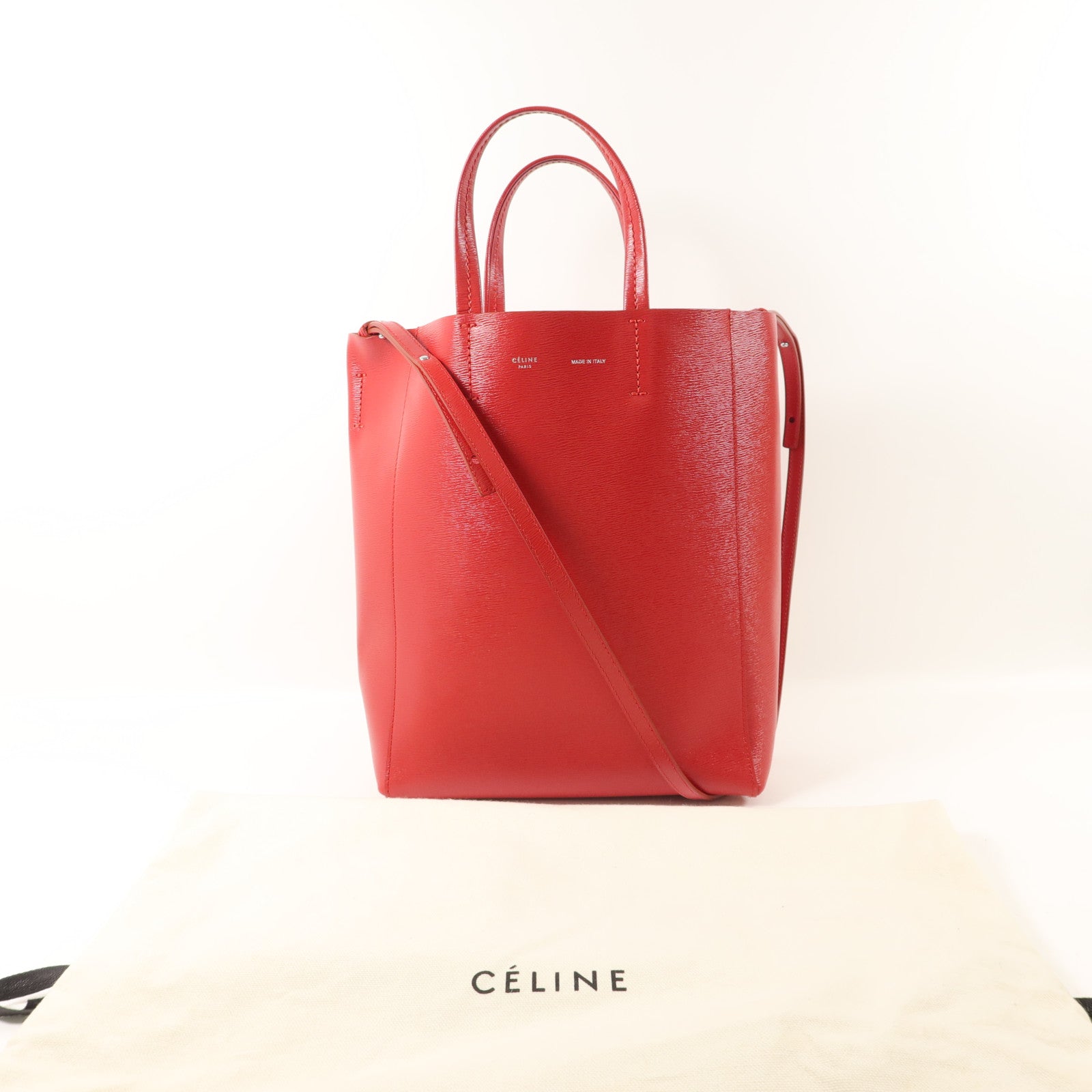 CELINE 牛皮皮革Small Vertical Cabas手挽肩背兩用袋