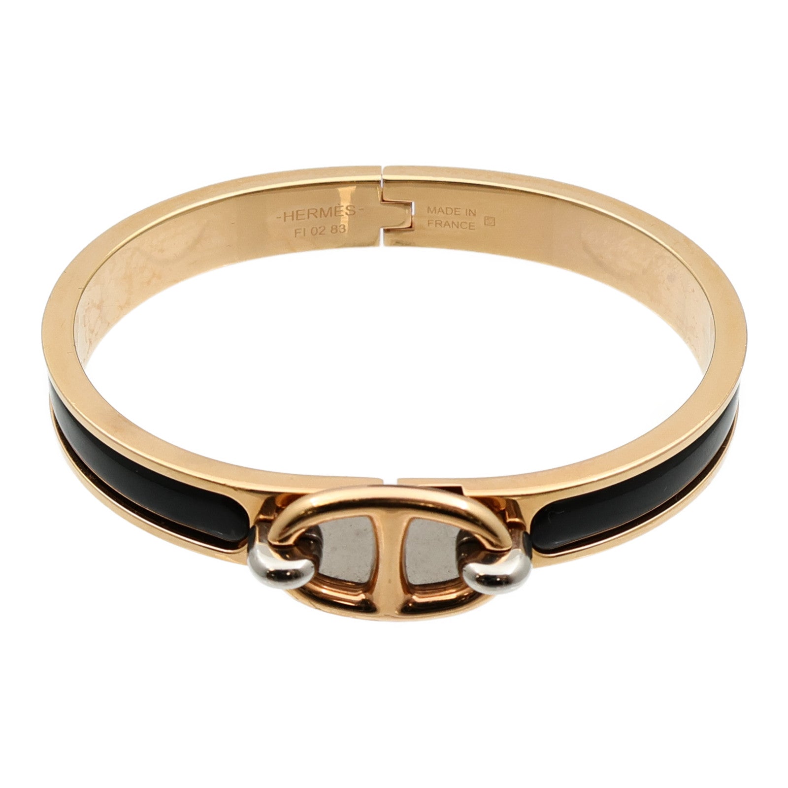 HERMES 金屬/琺瑯Mini Clic Chaine d'Ancre Bracelet手鐲
