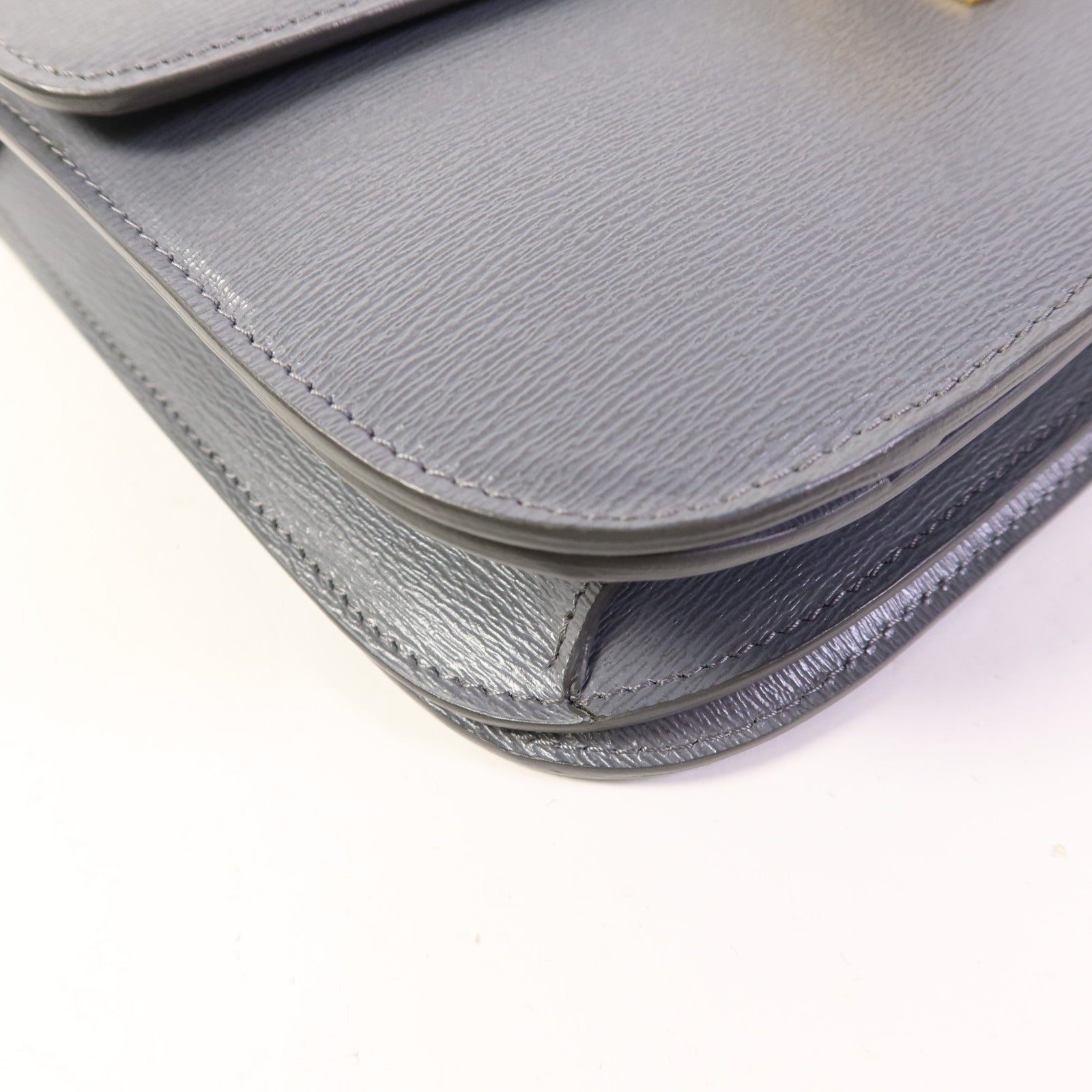 CELINE 【激減優惠】牛皮皮革Classic Box金扣肩背袋