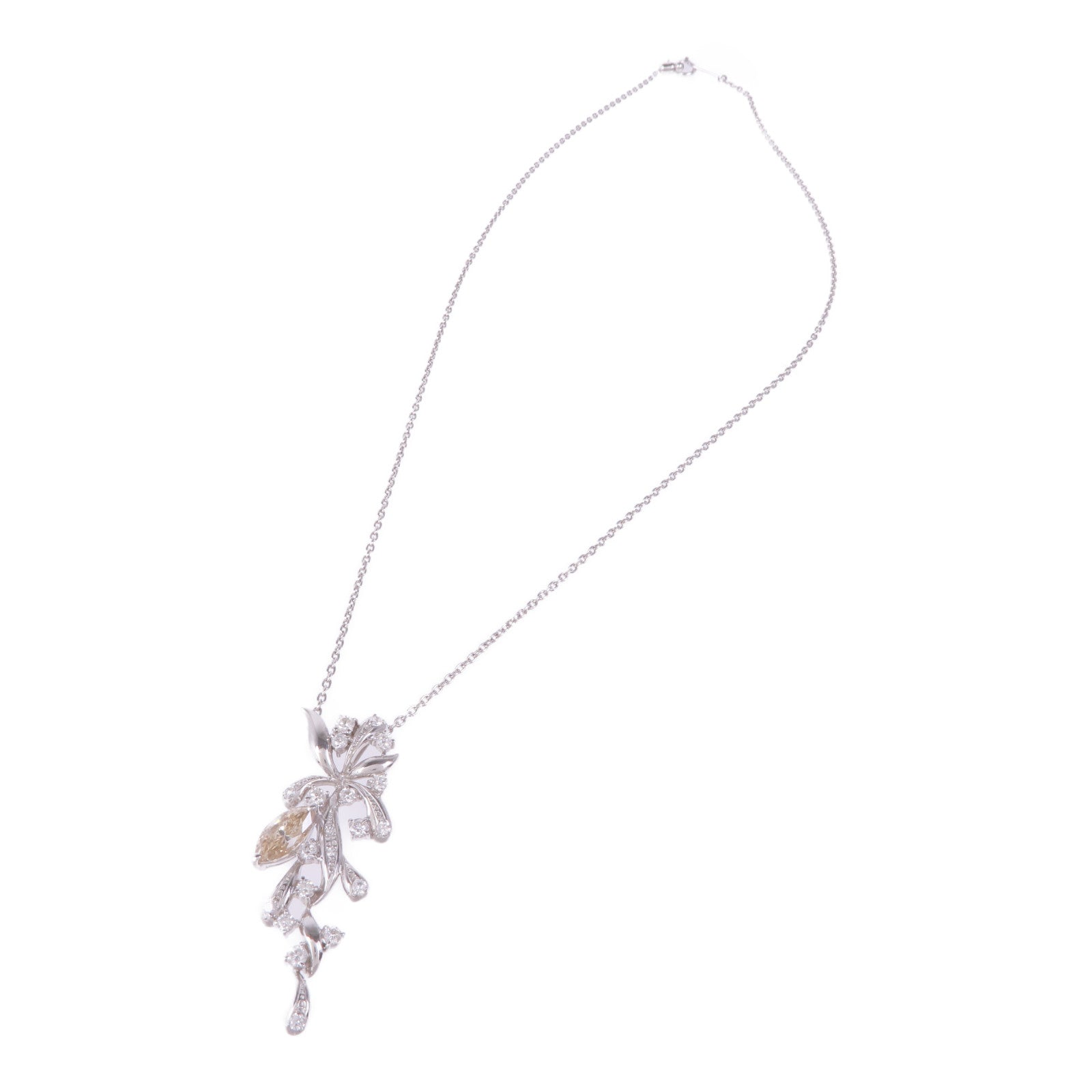 JEWELRY 18K白金Diamond Necklace鑽石項鍊