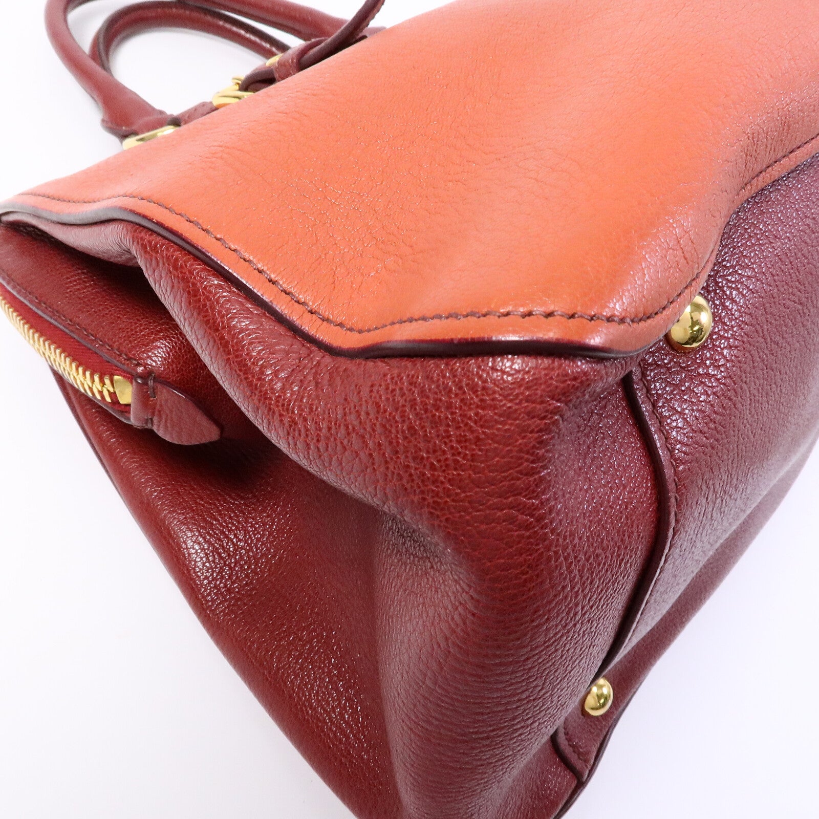 Miu Miu 羊皮皮革2 Way Shoulder Bag手挽肩背兩用袋