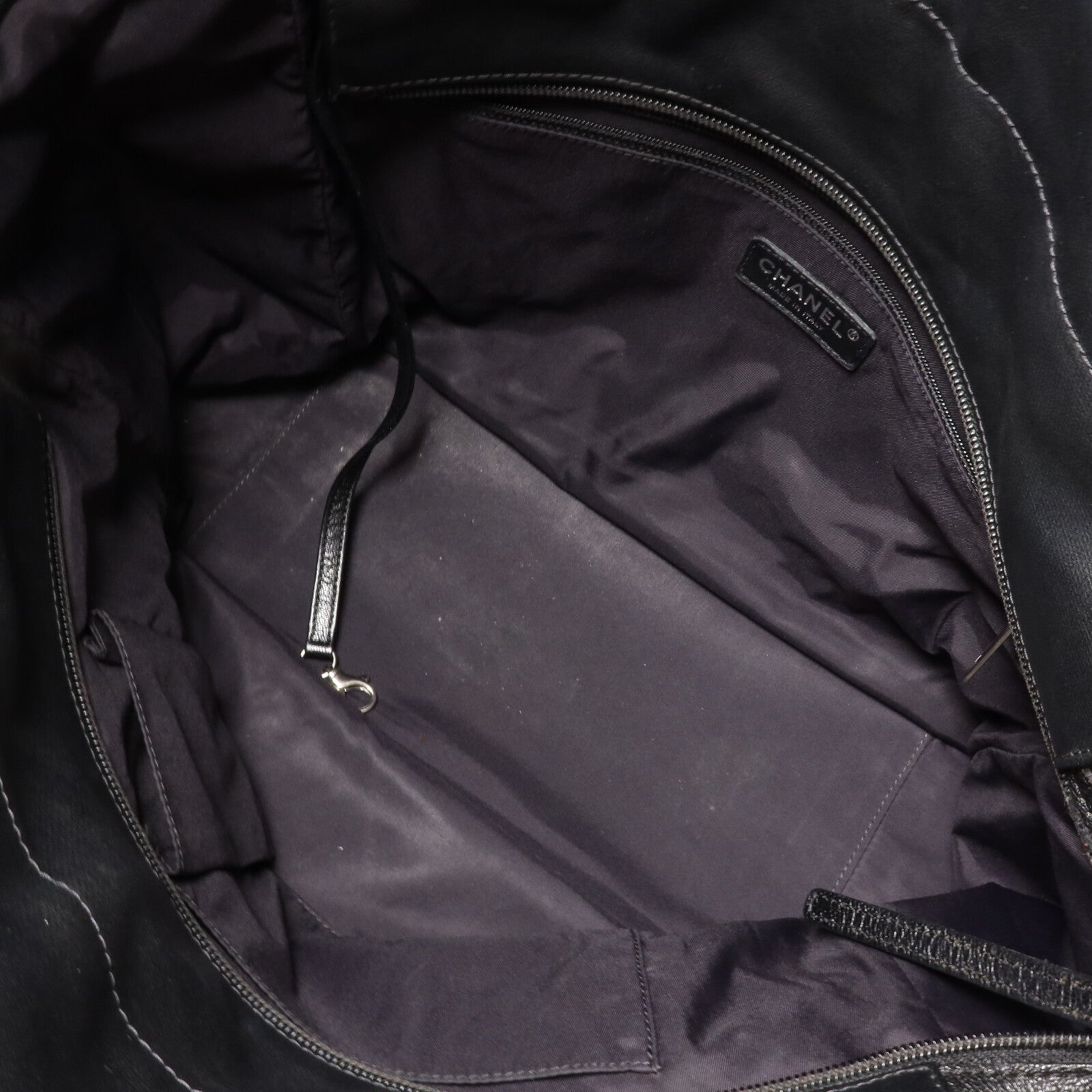 CHANEL 牛皮皮革/塗層帆布Paris Biarritz Tote手挽袋