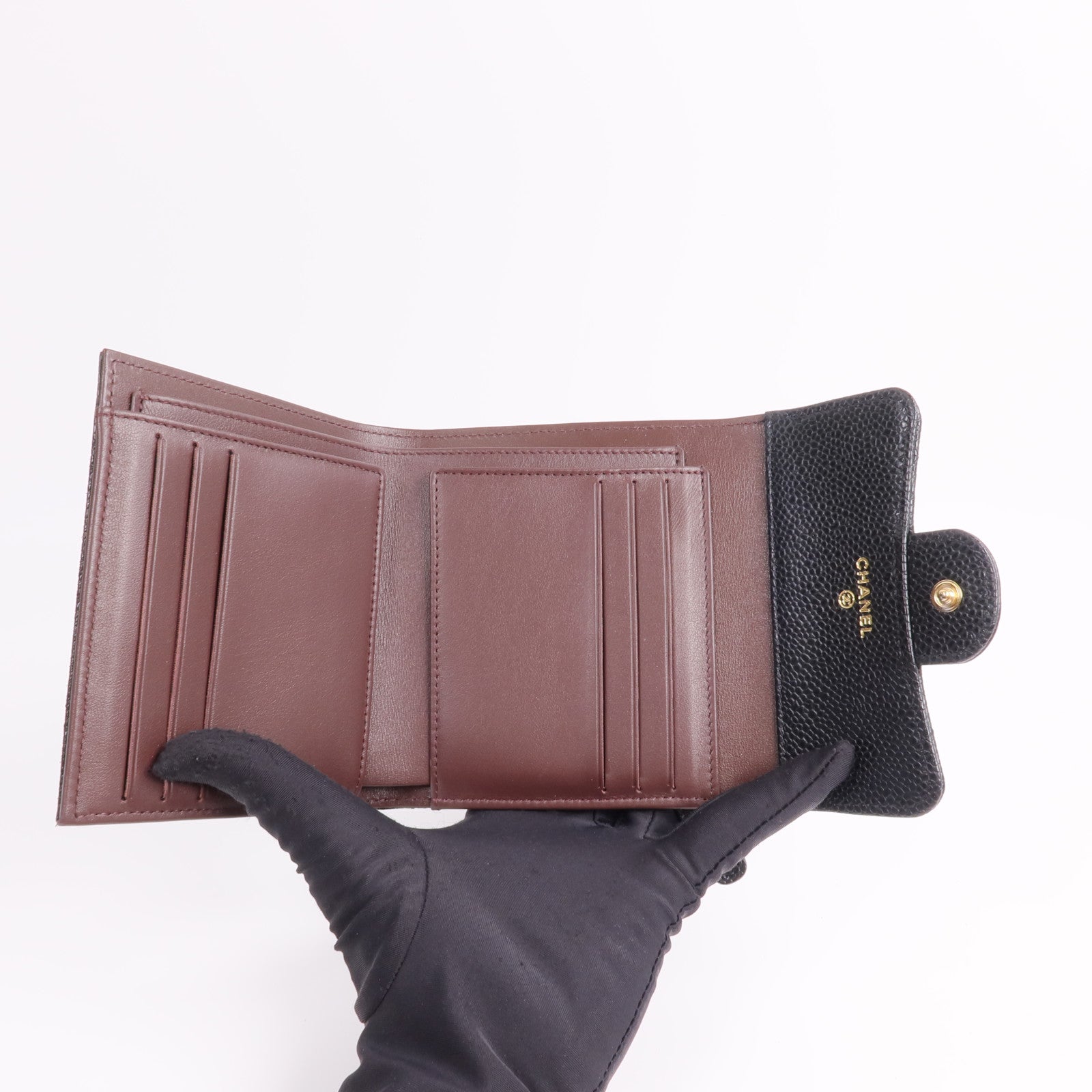 CHANEL 牛皮皮革Classic Small Flap Wallet錢包