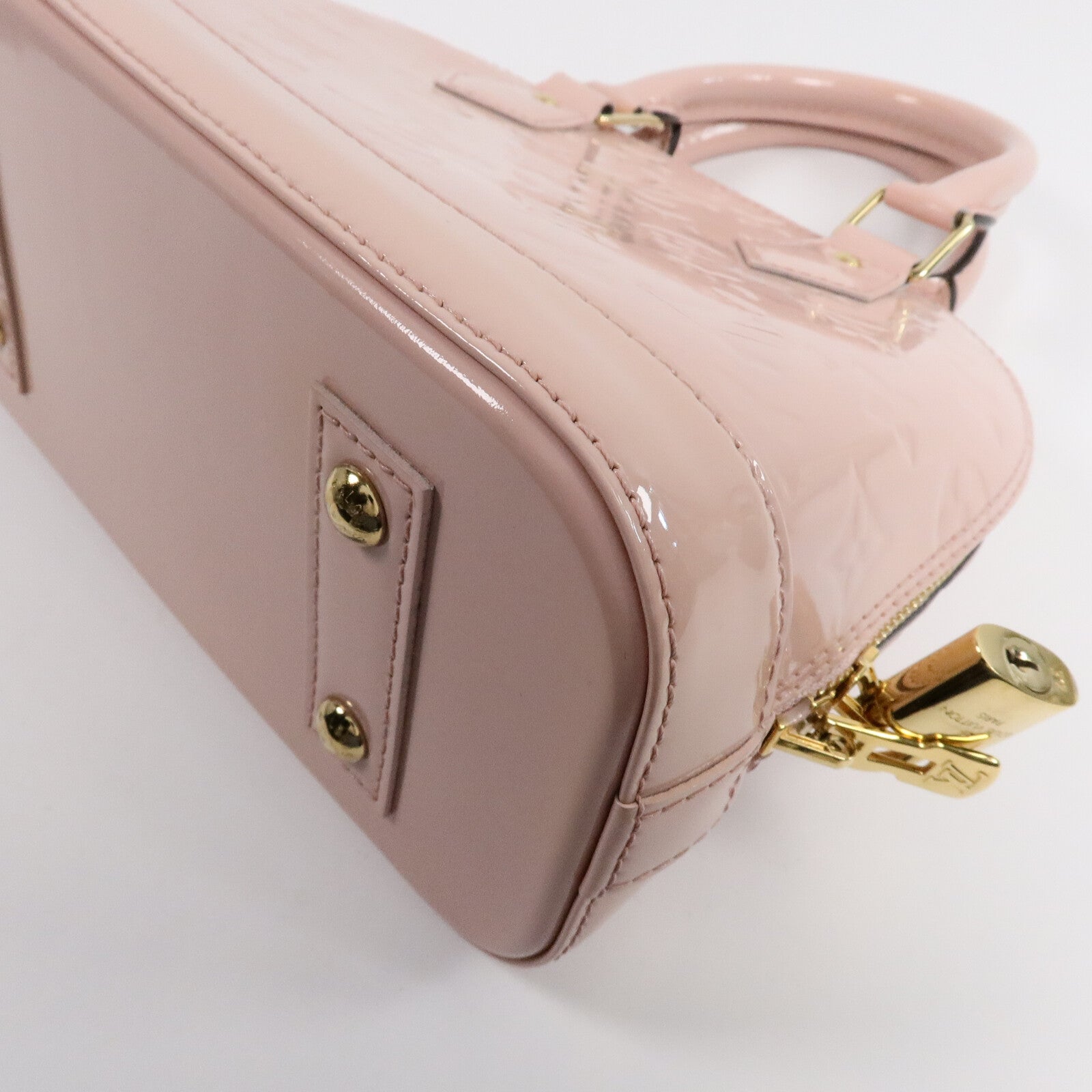 LOUIS VUITTON Monogram Vernis Alma BB手挽肩背兩用袋