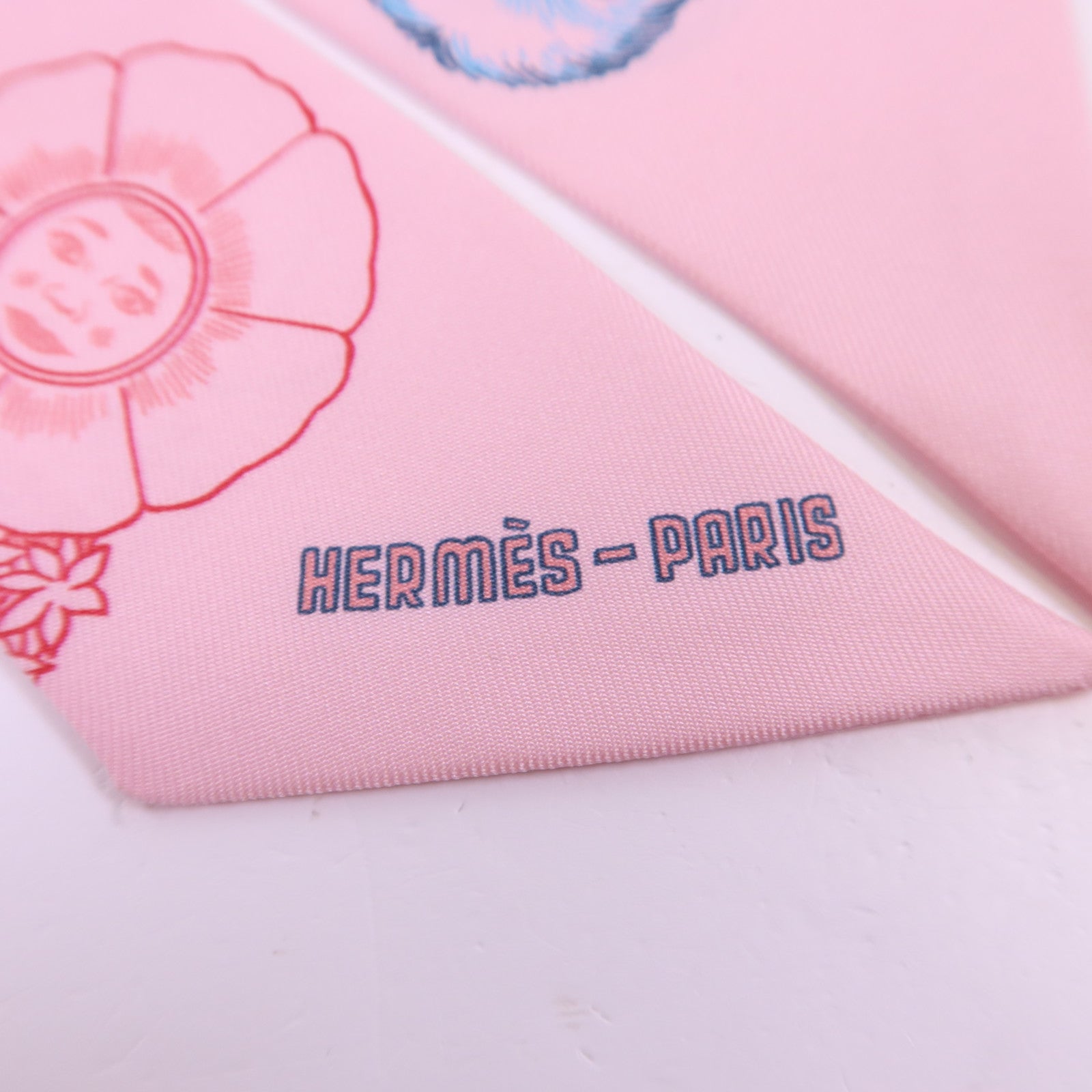 HERMES 【激減優惠】絲質Twilly絲巾