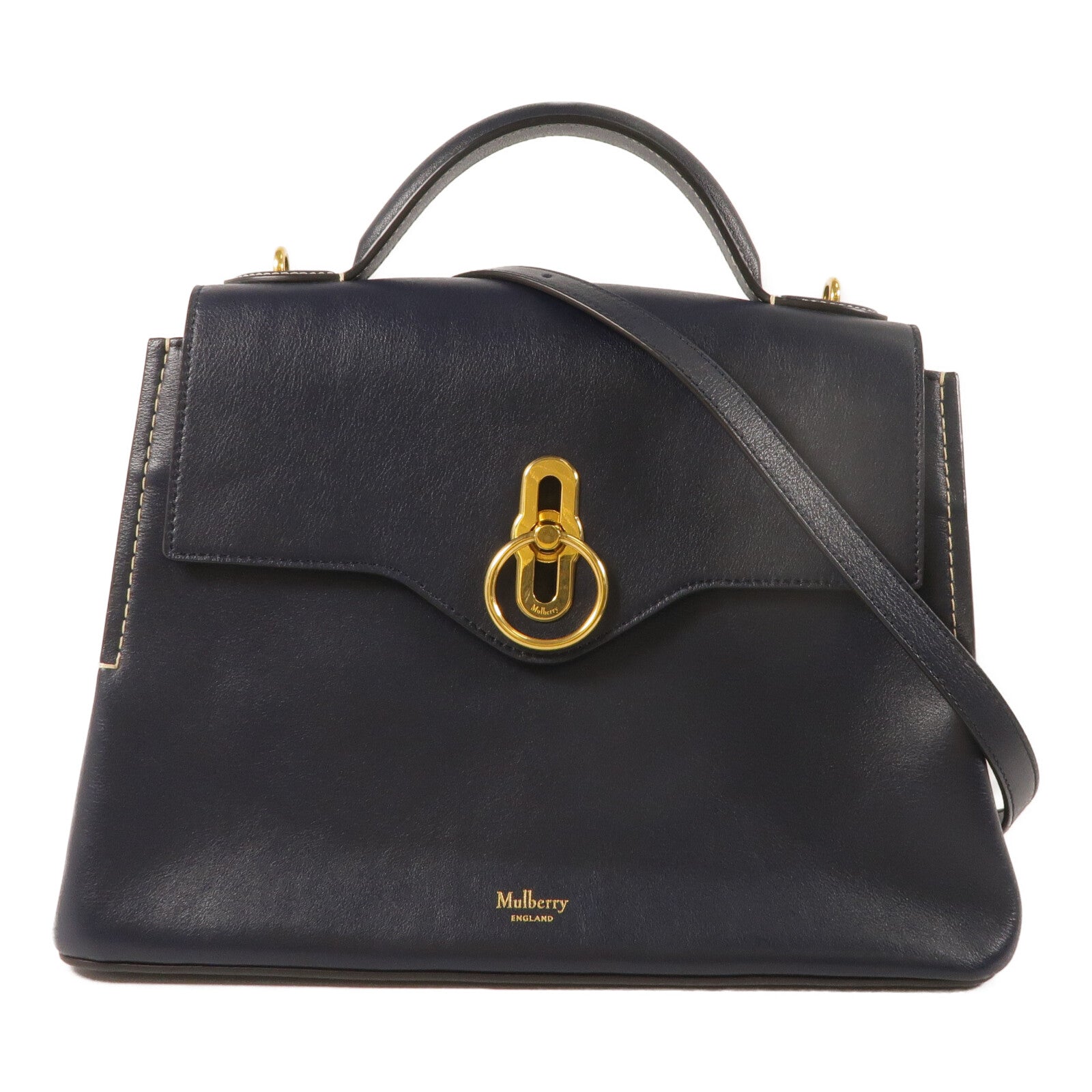 MULBERRY 牛皮皮革Shoulder Bag鏈帶肩背袋