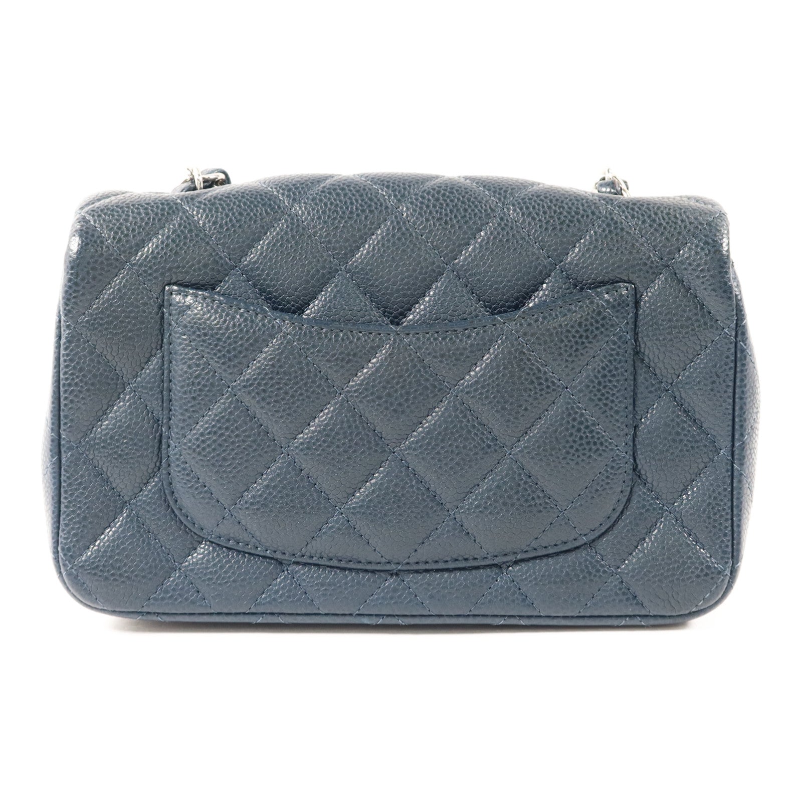 CHANEL 牛皮皮革Classic 20銀扣鏈帶肩背袋