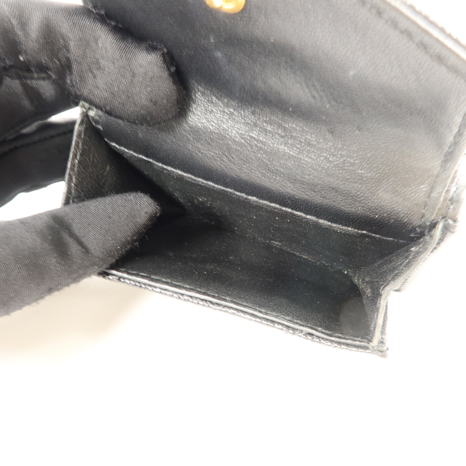 SAINT LAURENT 牛皮皮革Trifold Wallet錢包