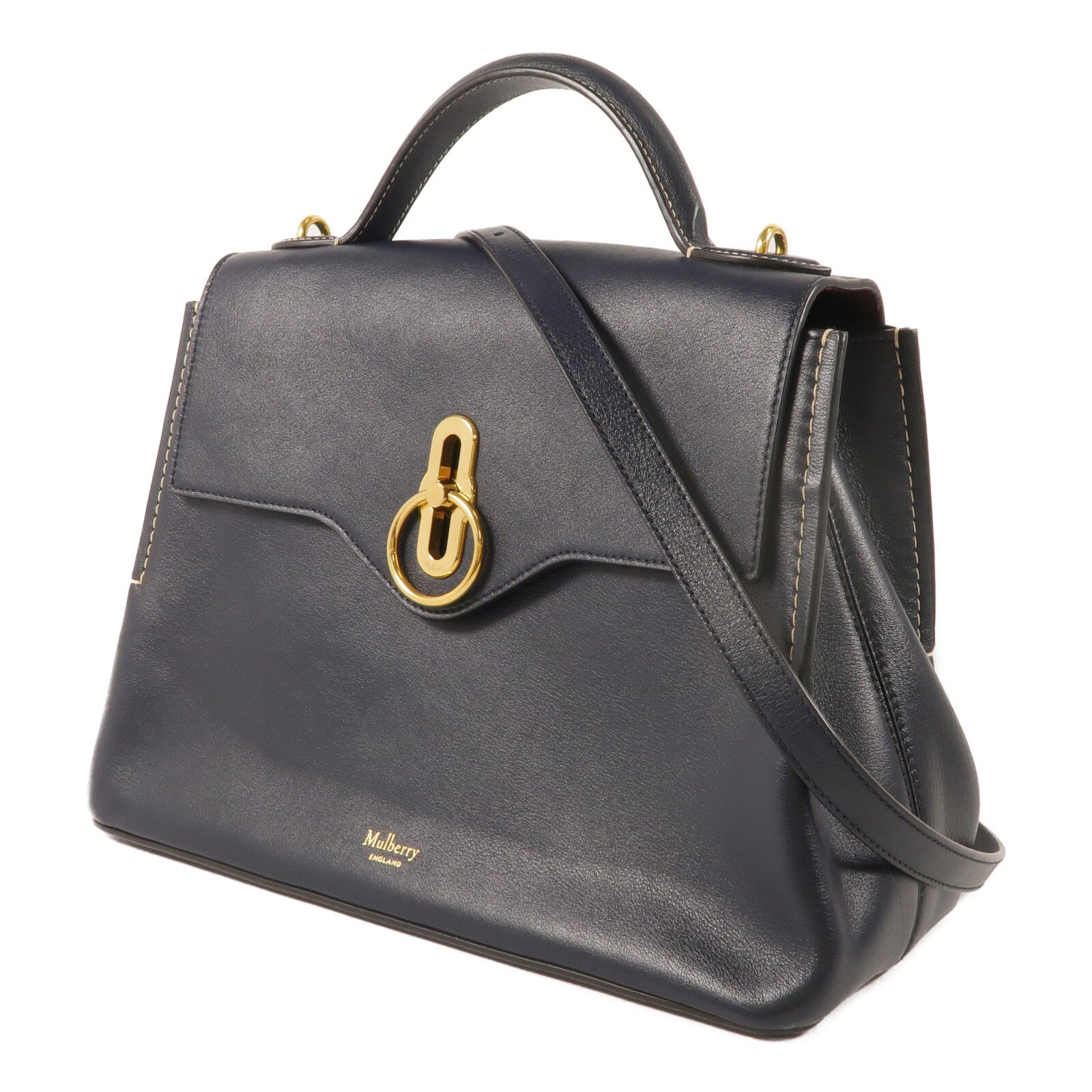 MULBERRY 牛皮皮革Shoulder Bag鏈帶肩背袋
