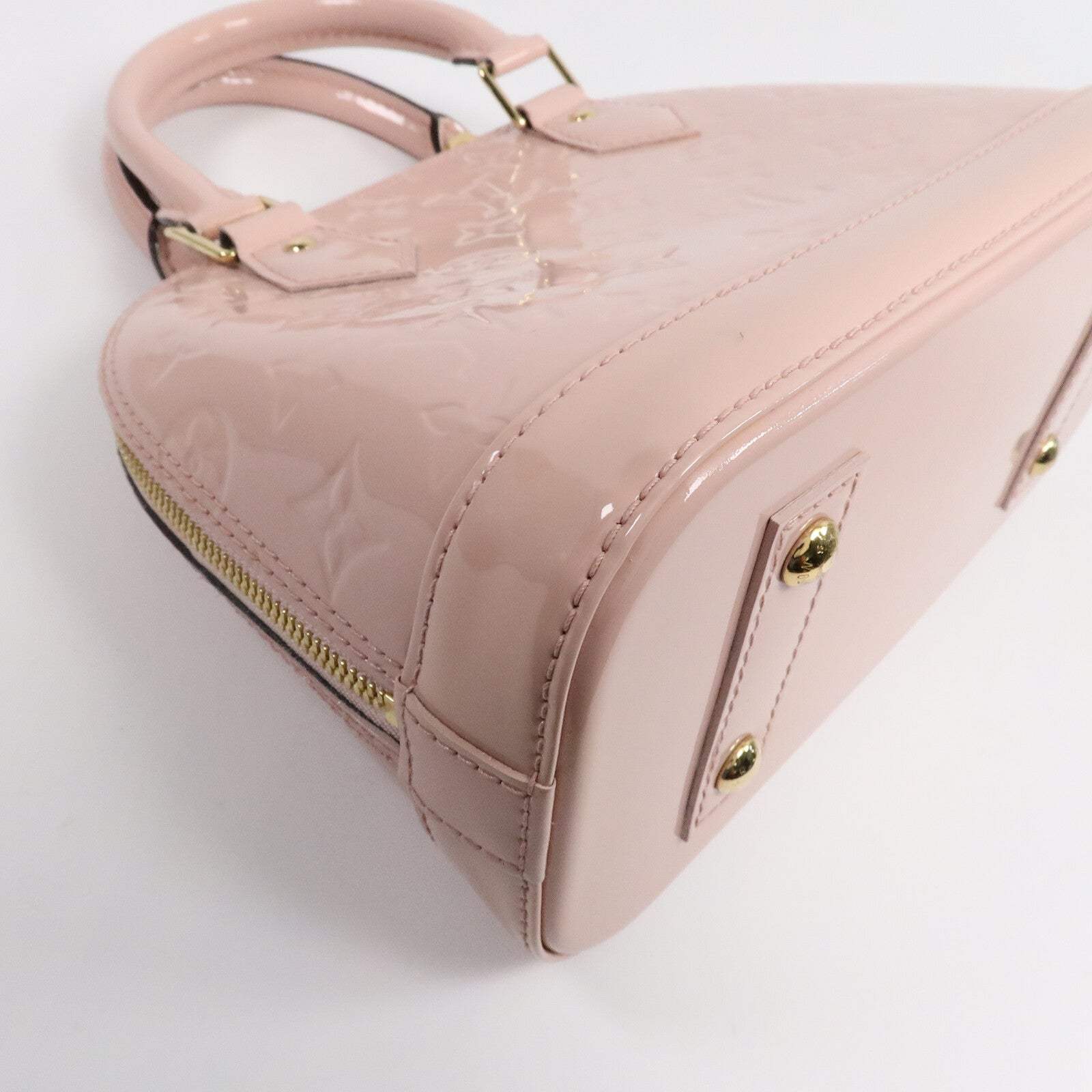LOUIS VUITTON Monogram Vernis Alma BB手挽肩背兩用袋