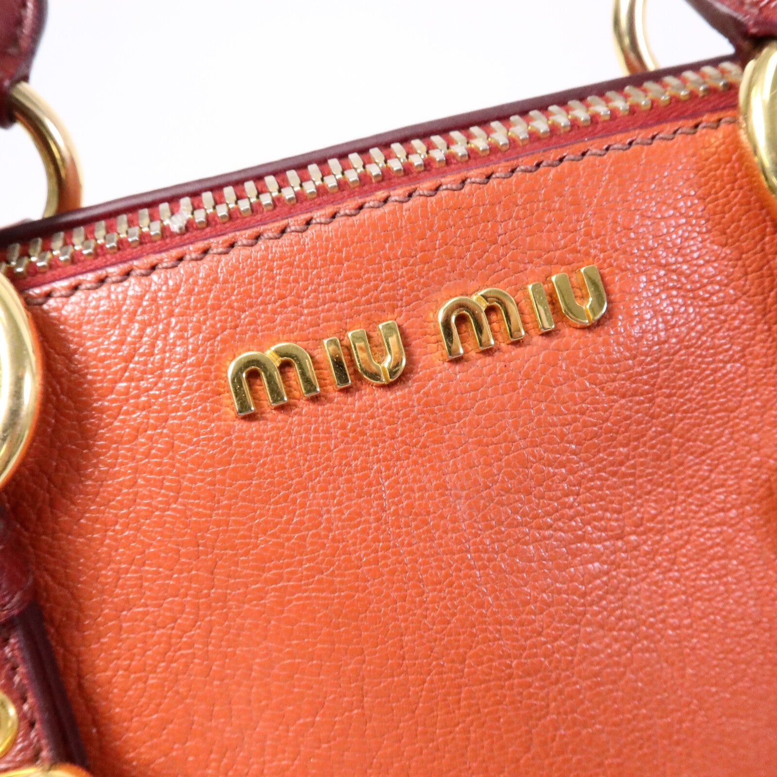 Miu Miu 羊皮皮革2 Way Shoulder Bag手挽肩背兩用袋